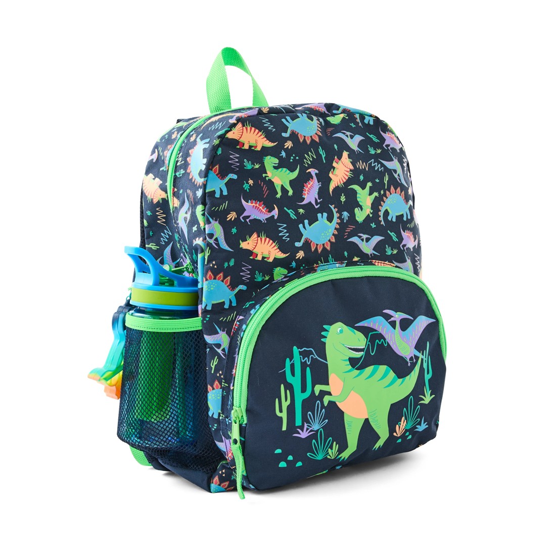 1 Junior Backpack with Pop-It Keychain - Dinosaur, 1 of 8
