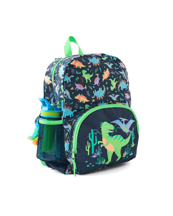 Junior Backpack with Pop-It Keychain - Dinosaur
