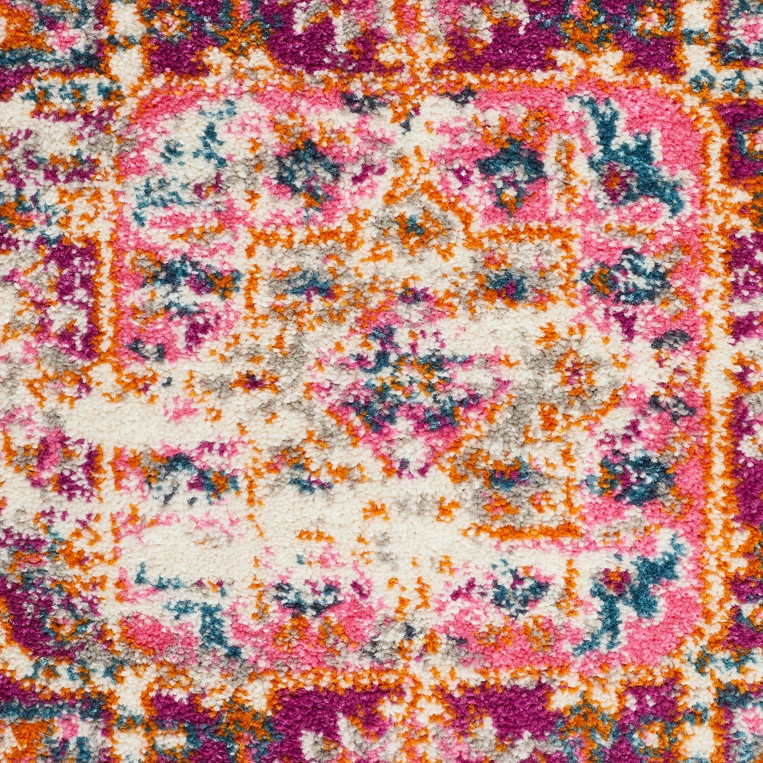 6 Common Ground Rugs Atlas 211 240x240cm Round - Large Pet Friendly Rug - Pink, 6 of 7