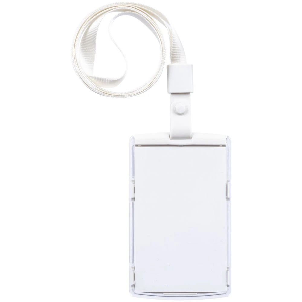 2 J.Burrows ID Holder with Lanyard Portrait White, 2 of 3