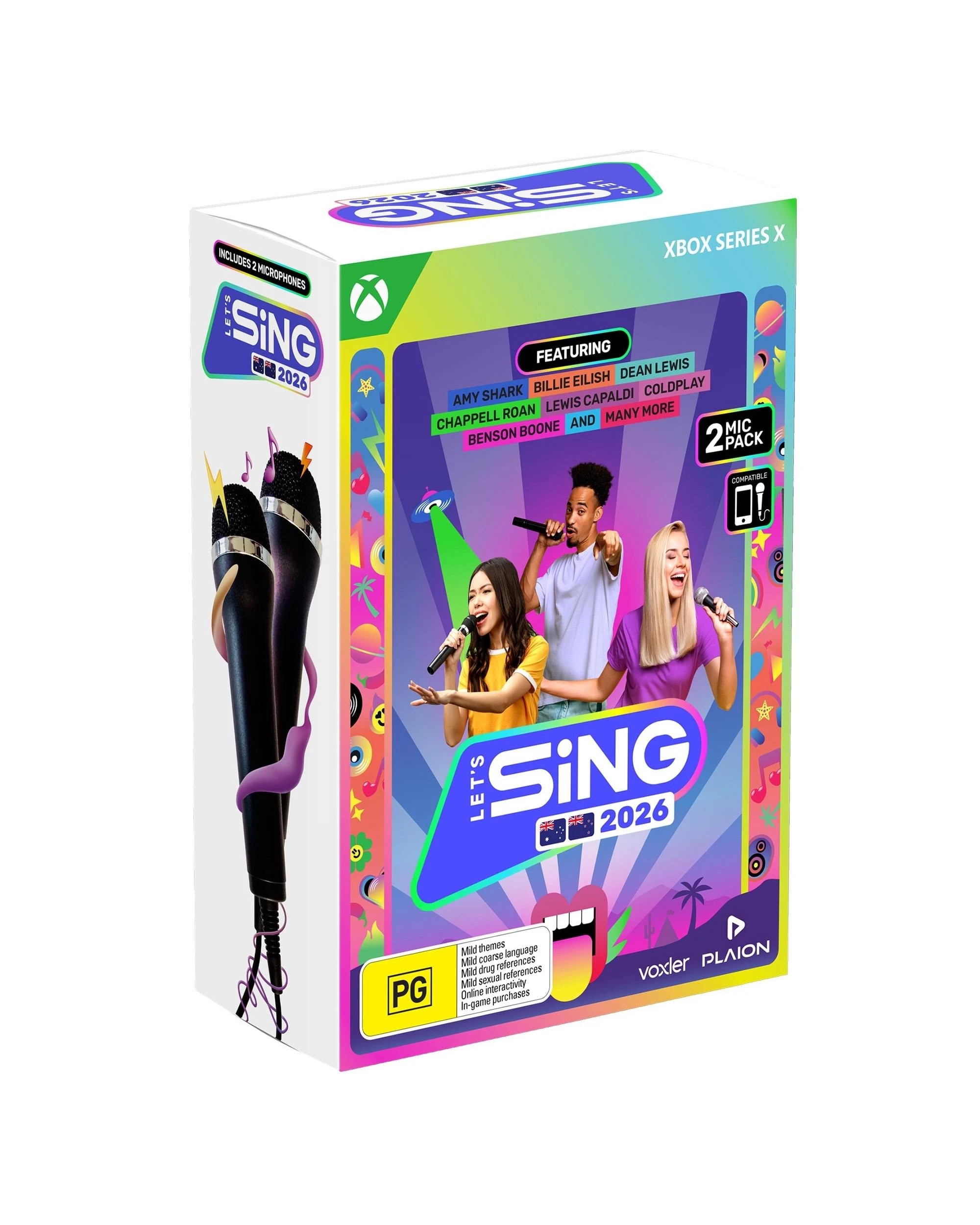 1 Let's Sing 2026 2 Mic Bundle - Xbox Series X, 1 of 6