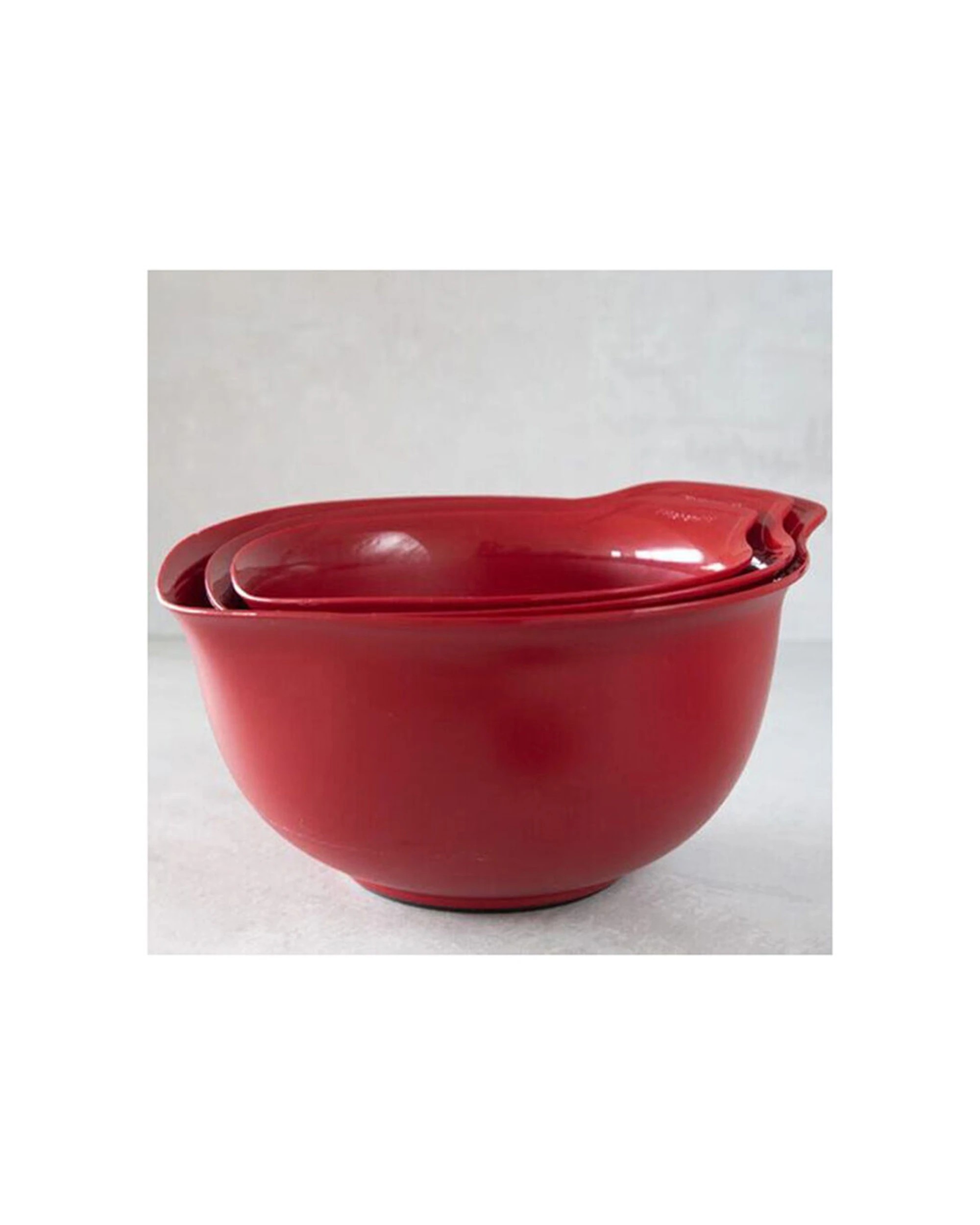 5 KitchenAid 3pc Non-Slip Cooking Utensil Mixing Bowls Set - Red, 5 of 5