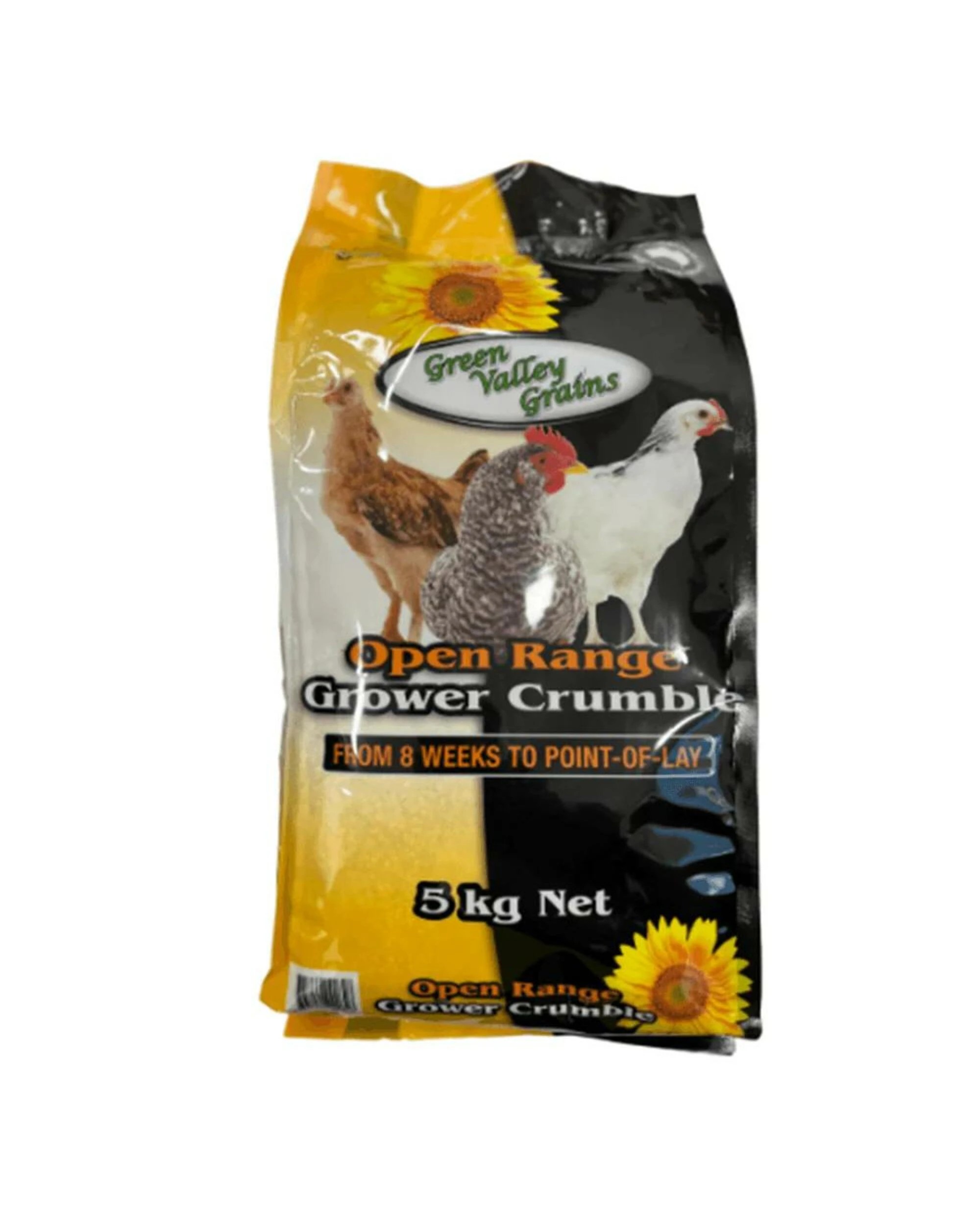 1 Green Valley Open Range Pullet Grower Crumbles 5kg, 1 of 1