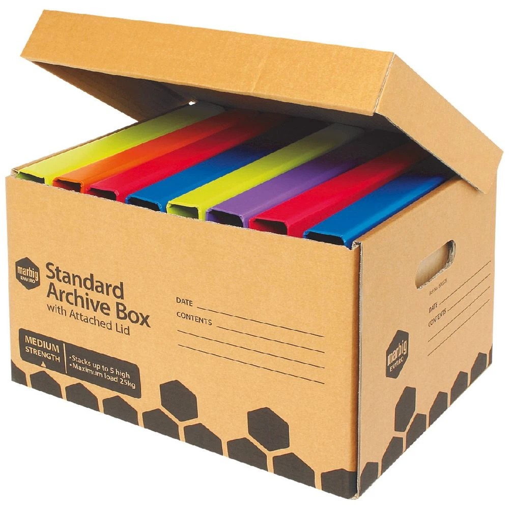 1 Marbig Enviro Standard Archive Box with Attached Lid 30 Pack, 1 of 1