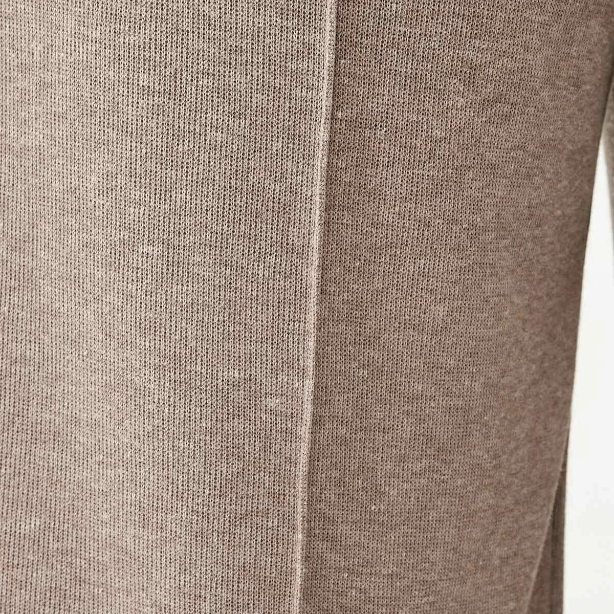 5 Curve Wide Leg Knit Pants Taupe Mrl, 5 of 5