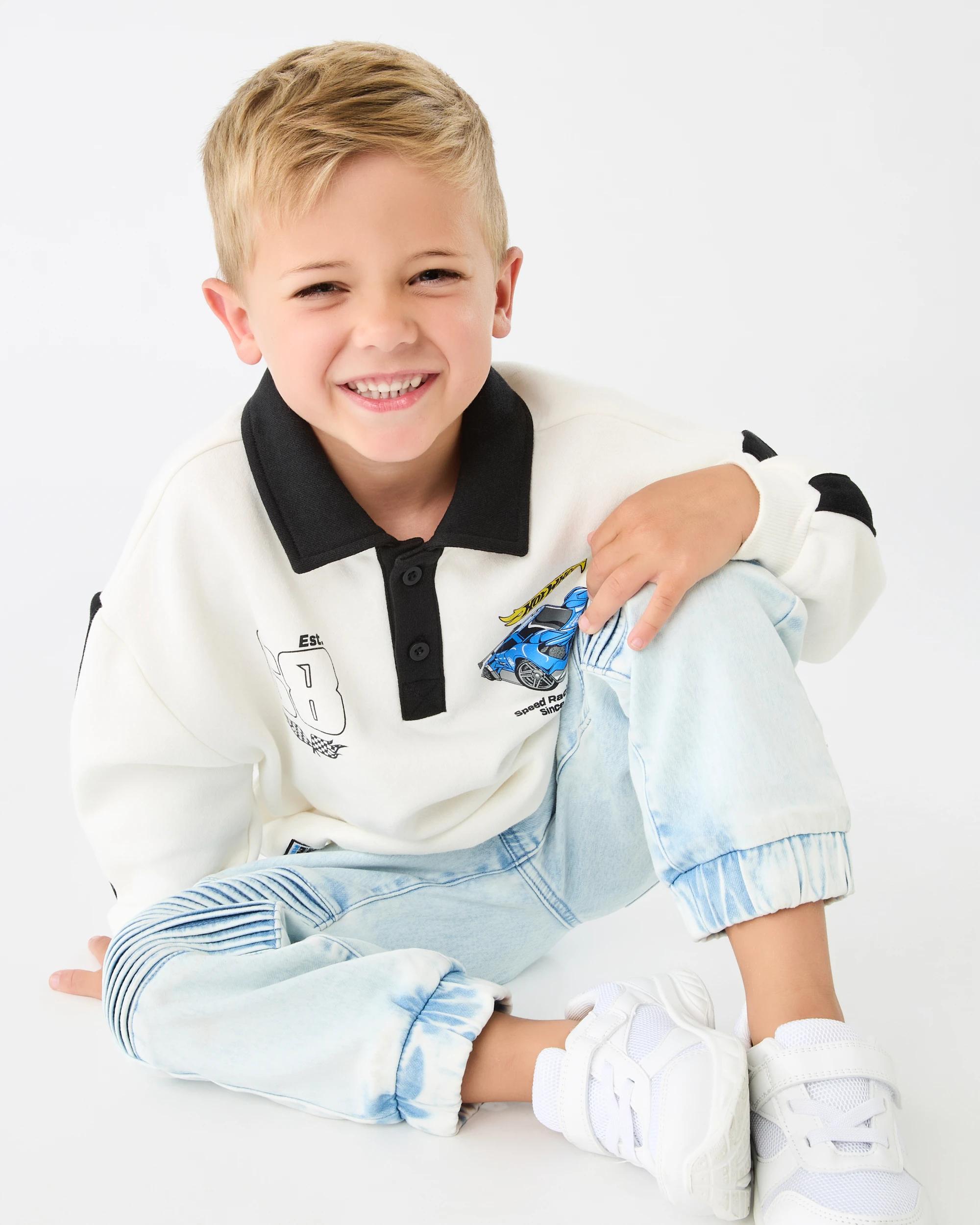 3 Hot Wheels License Oversized Sweatshirt Hot Wheels, 3 of 9