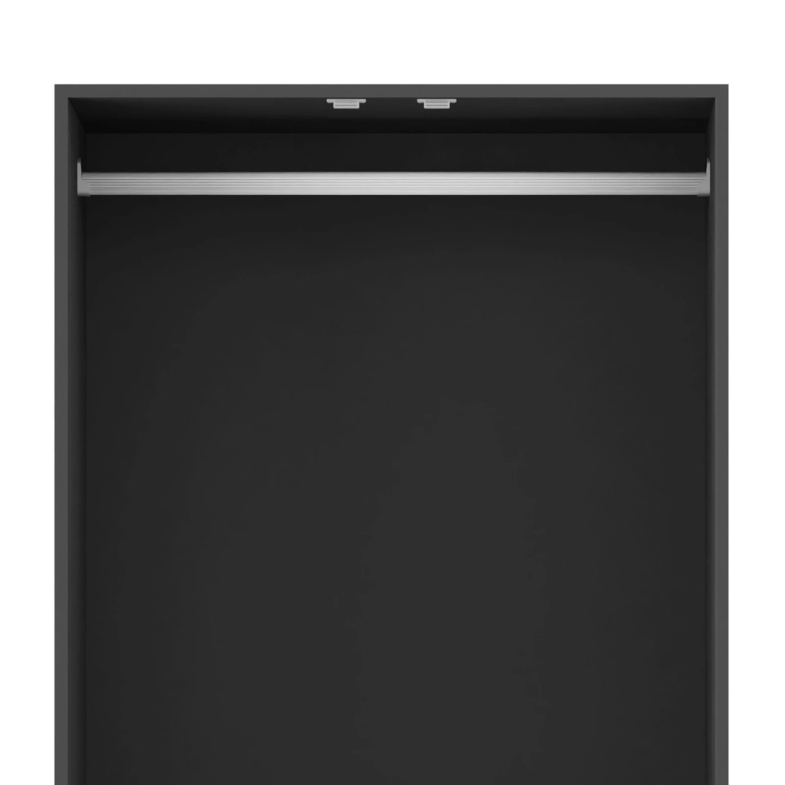 6 Alfordson Wardrobe Clothes Storage Cabinet Organizer Drawer Hanging Rod - Black, 6 of 10