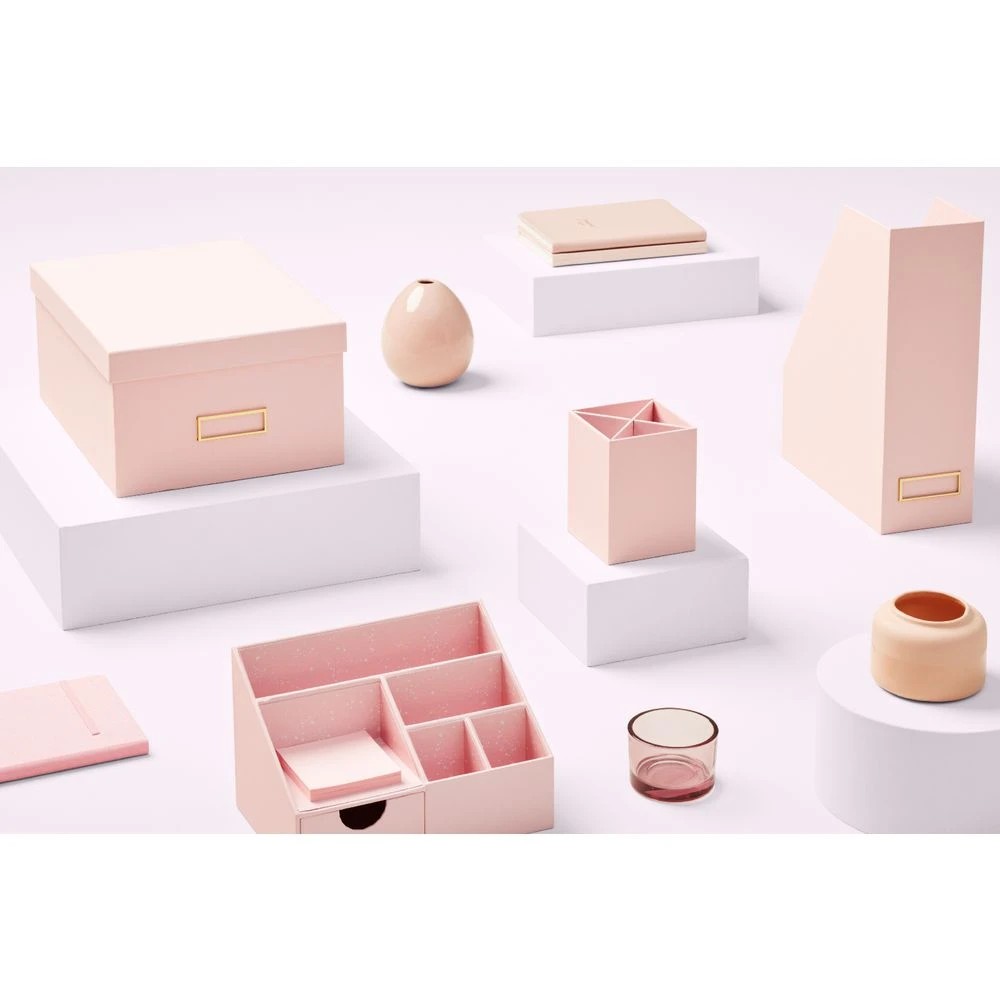 5 Otto Pastel Desk Organiser Pink, 5 of 5