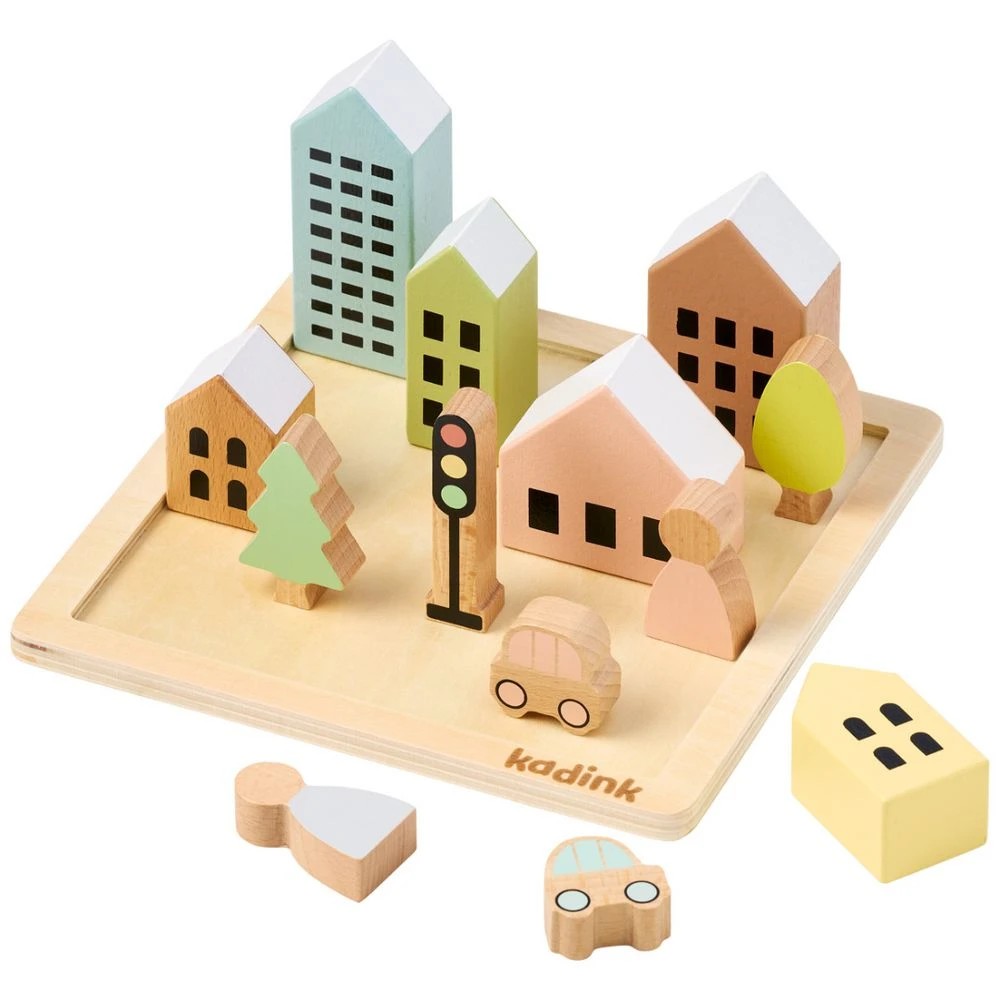 1 Kadink Wooden Town Play Set, 1 of 3