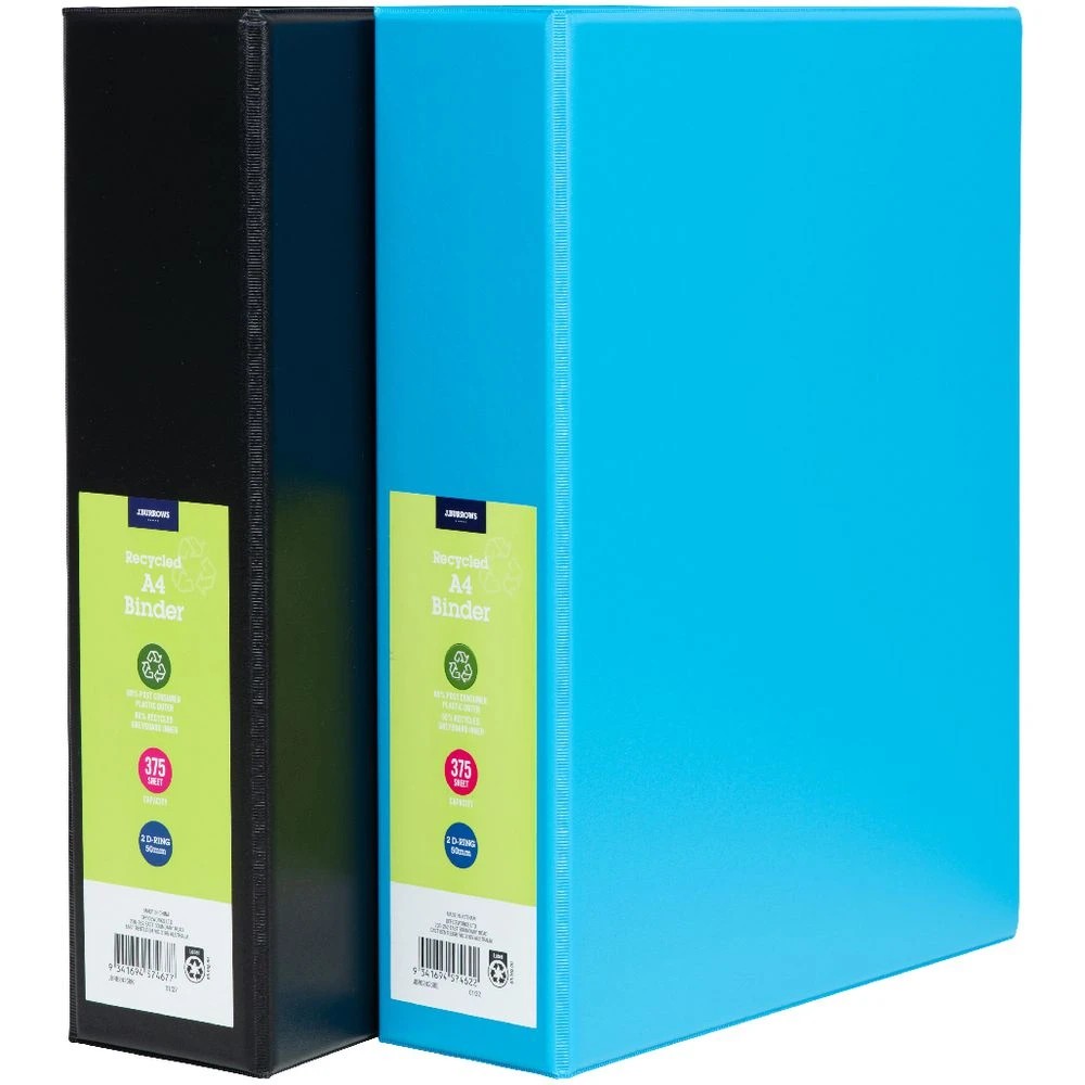 6 J.Burrows A4 Binder 2D 50mm Blue, 6 of 6