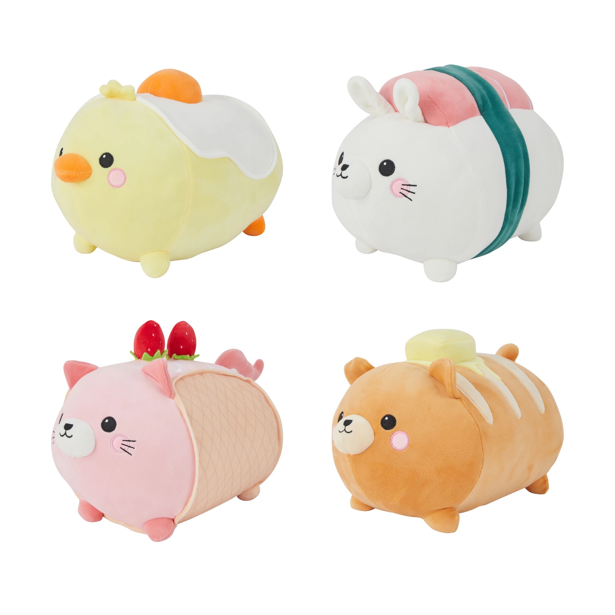 1 Laying Food Cushy Plush Toy - Assorted, 1 of 4