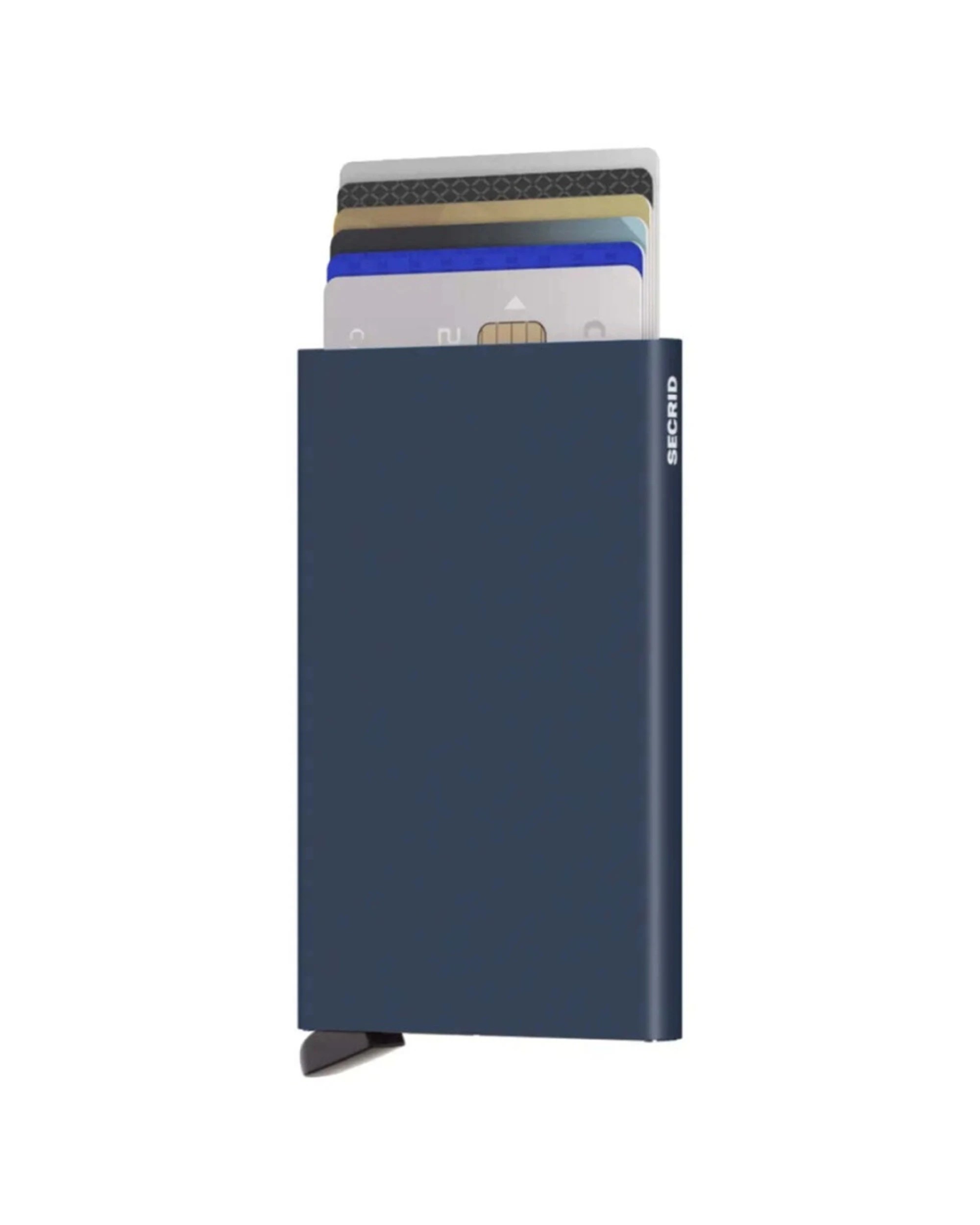 2 Secrid Cardprotector Compact RFID Aluminium Cards Wallet Navy - Blue, 2 of 2