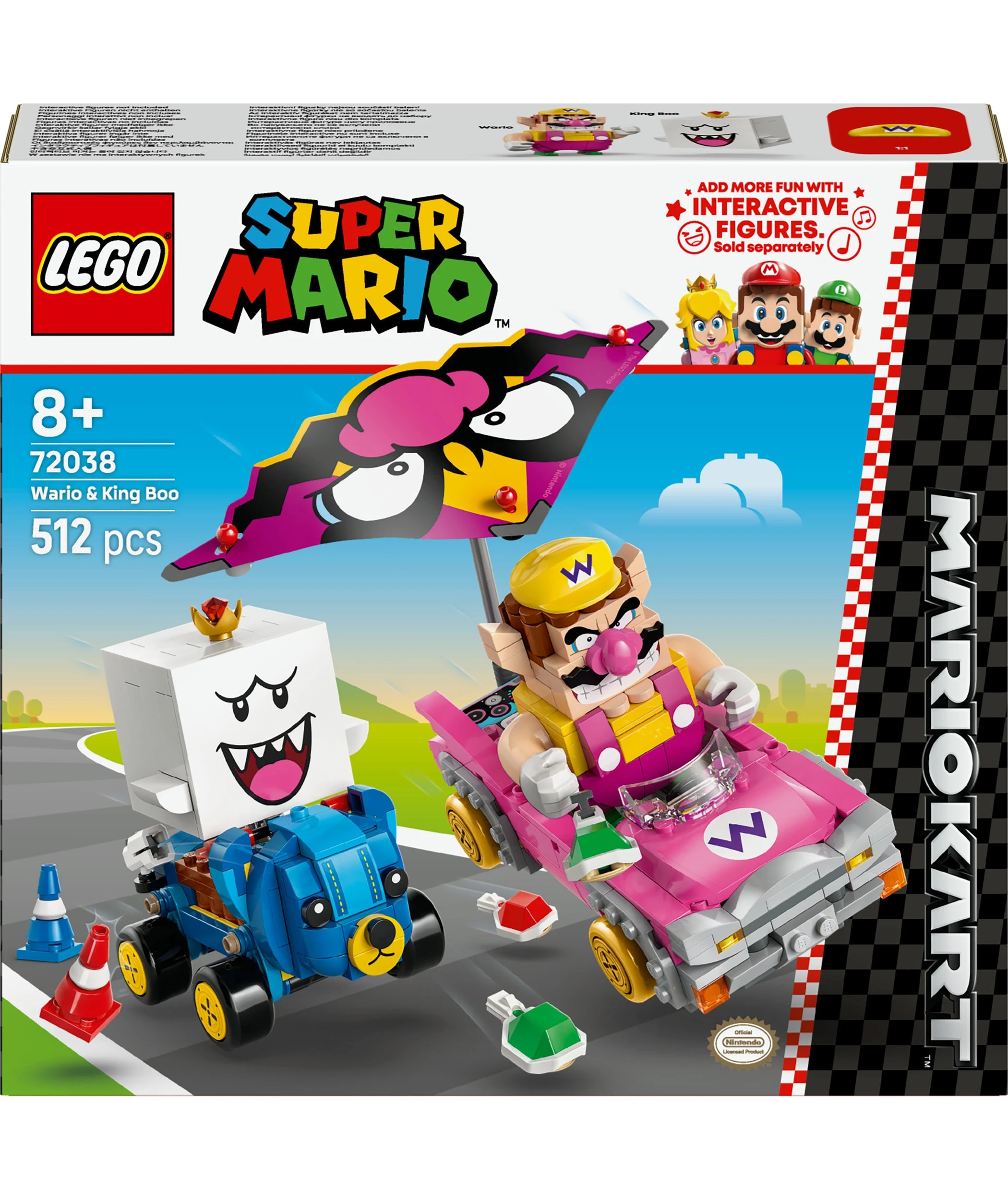 1 LEGO Super Mario: Mario Kart Wario & King Boo 72038, 1 of 10