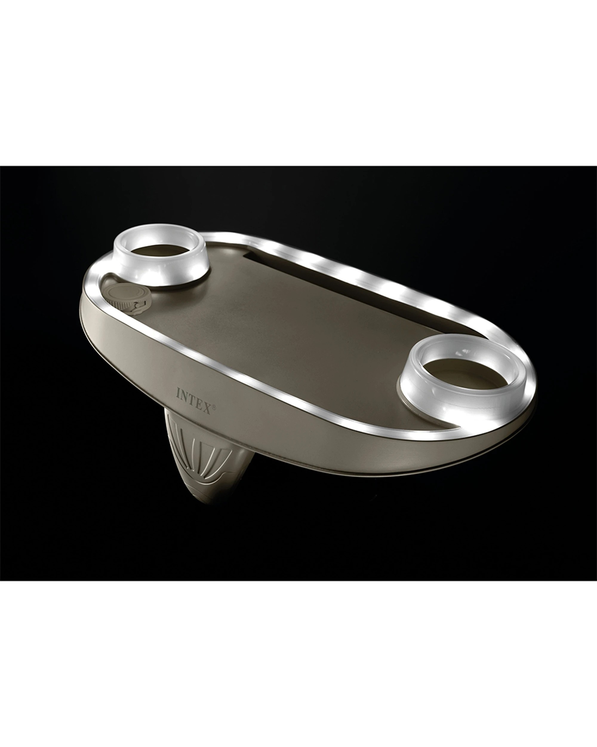 2 Intex Premium Tray For PureSpa Inflatable Hot Tub w/ Light - Beige, 2 of 5