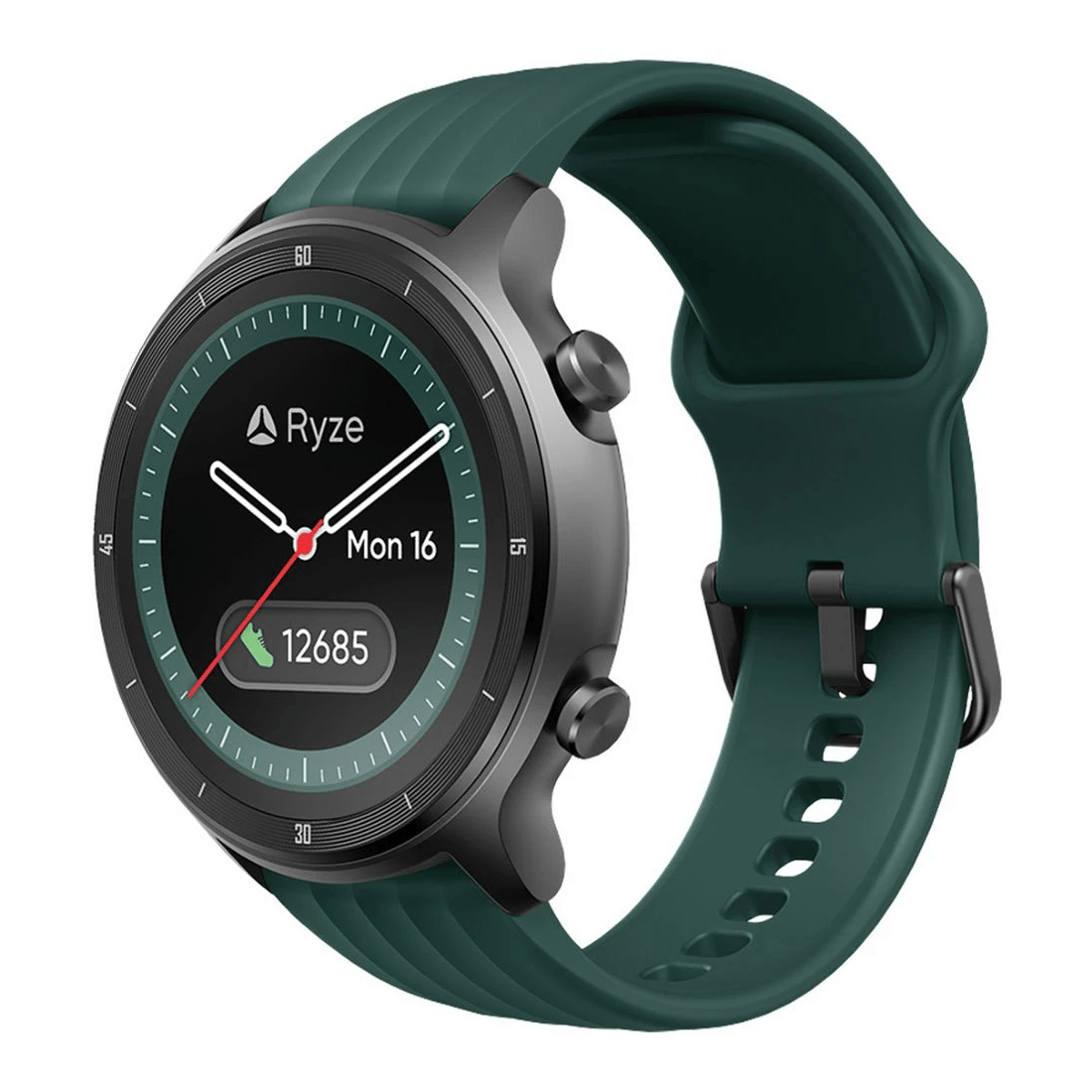 2 Ryze Flex Smart Watch Black and Green, 2 of 4