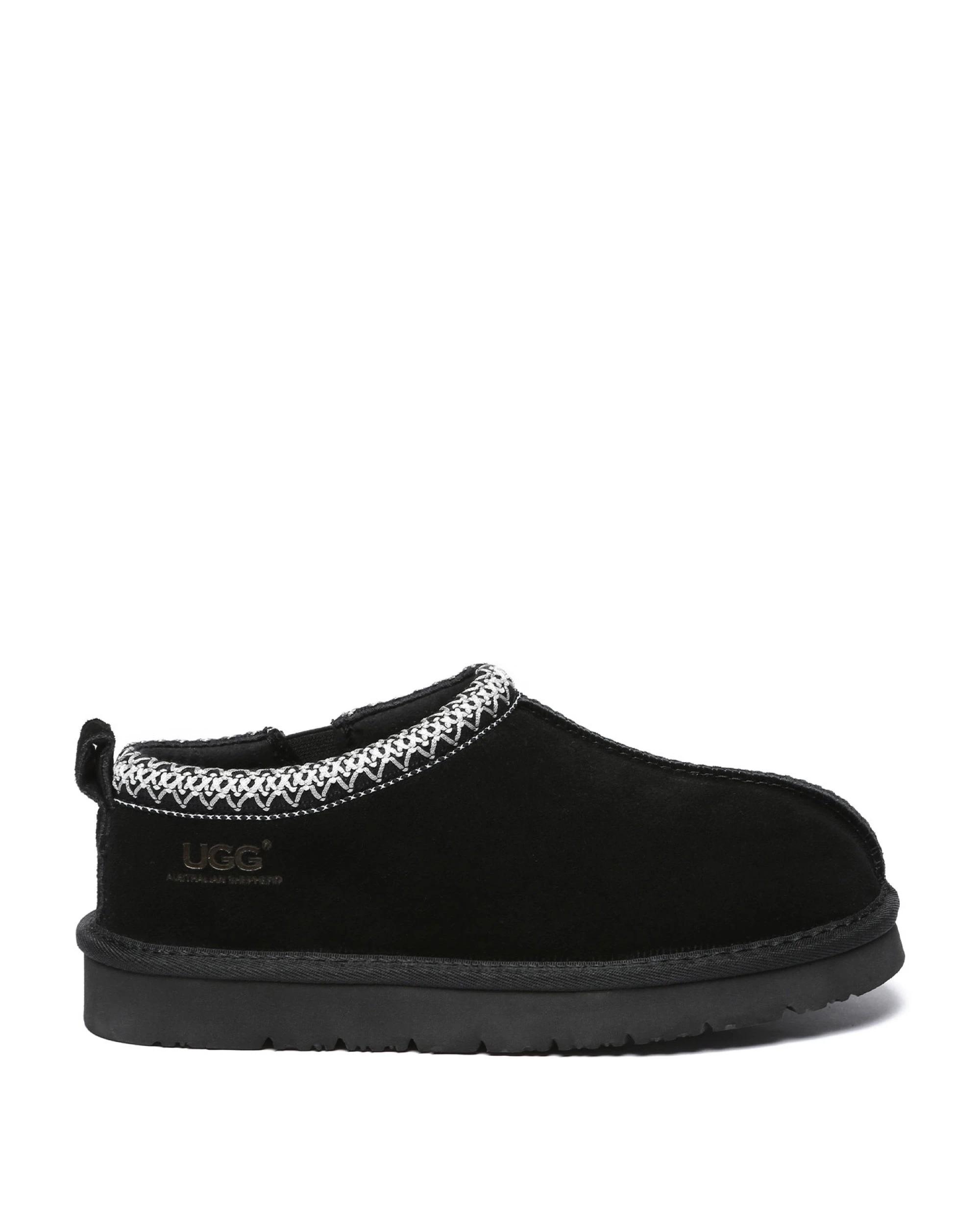 1 Australian Shepherd UGG Unisex Valen Cow Suede Boots BLACK, 1 of 5