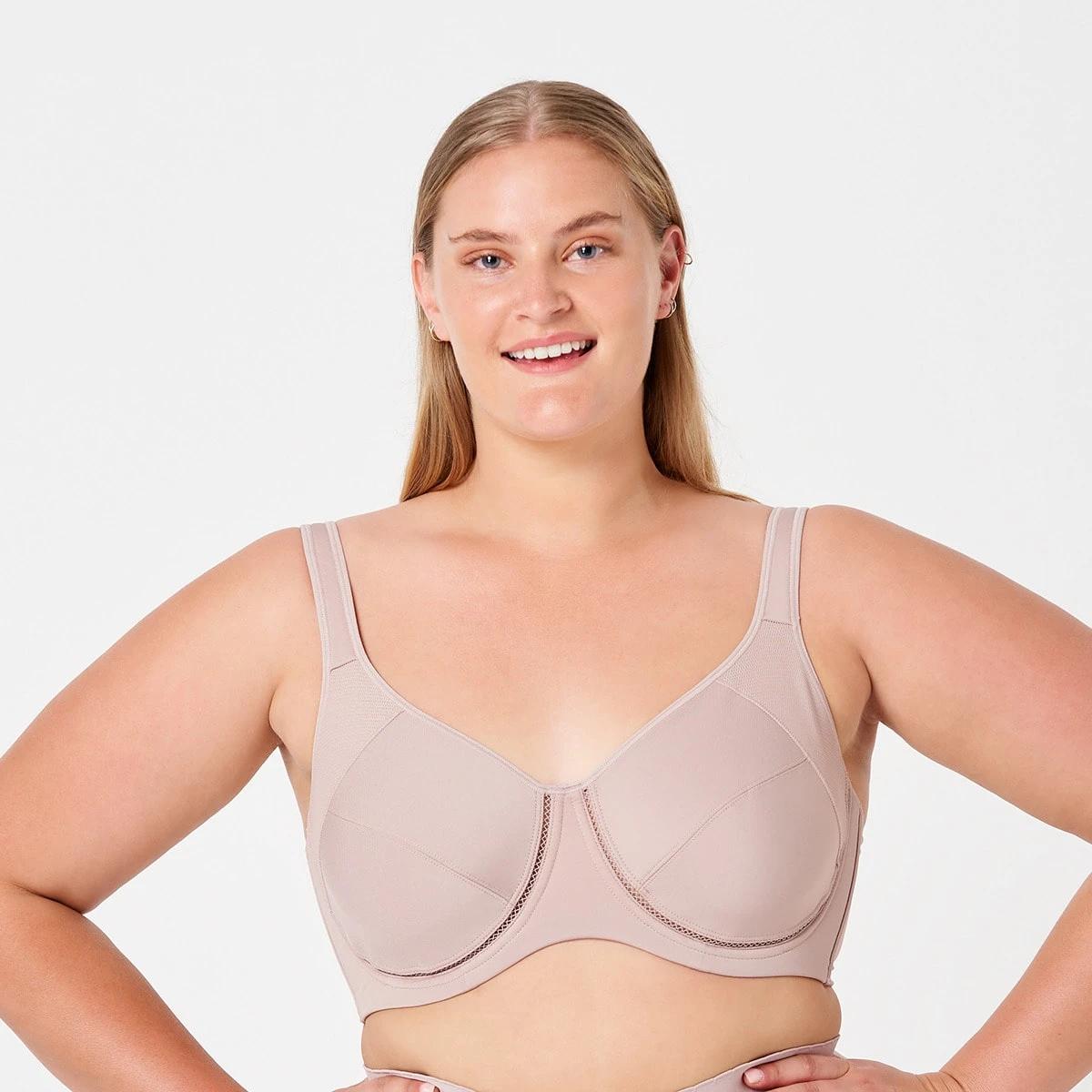 1 Full Figure Sports Underwire Soft Cup Bra SPHINX, 1 of 5