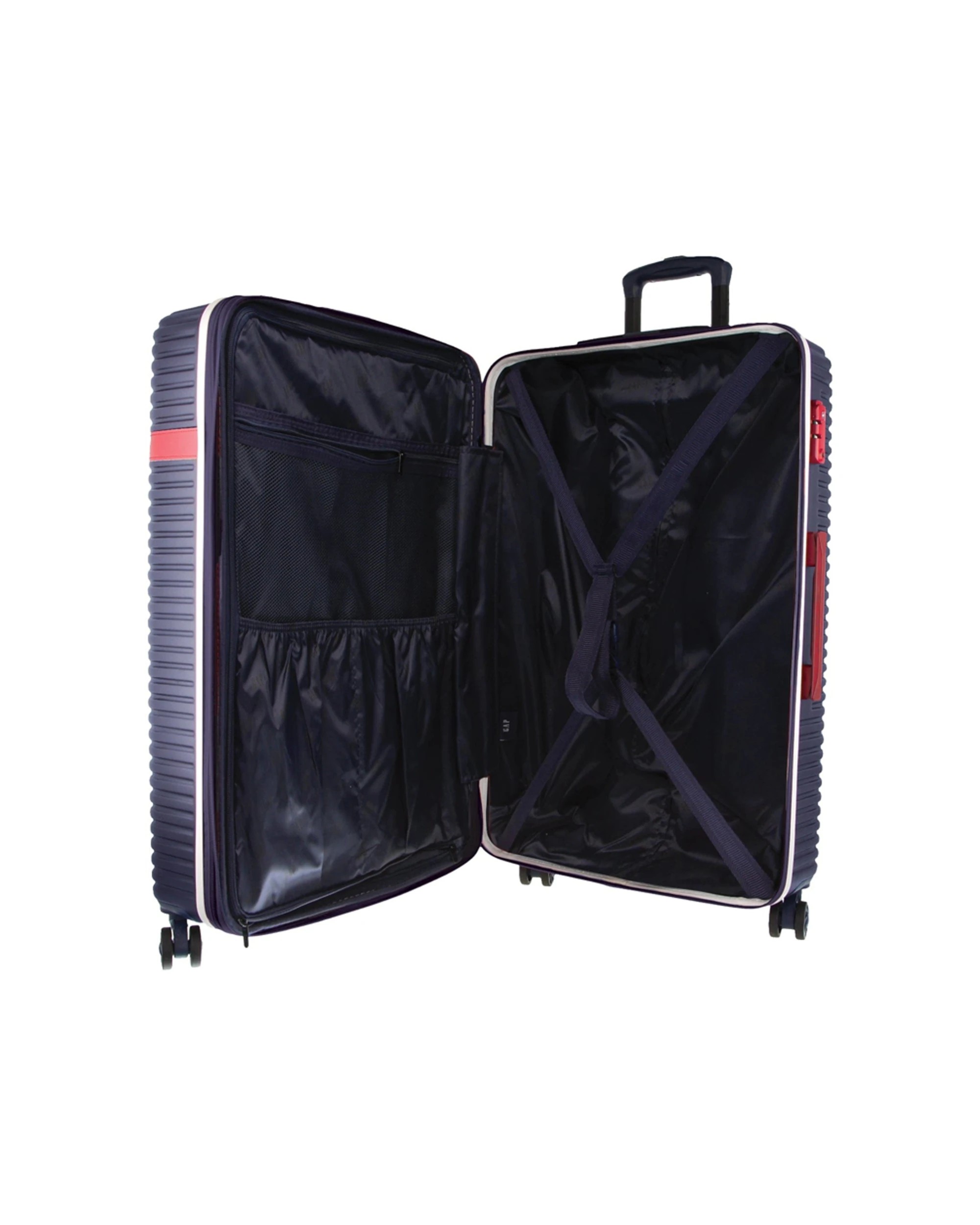 3 GAP Hard-Shell 4-Wheel 76cm Large Suitcase Durable Luggage TSA Lock Expandable - Blue, 3 of 4