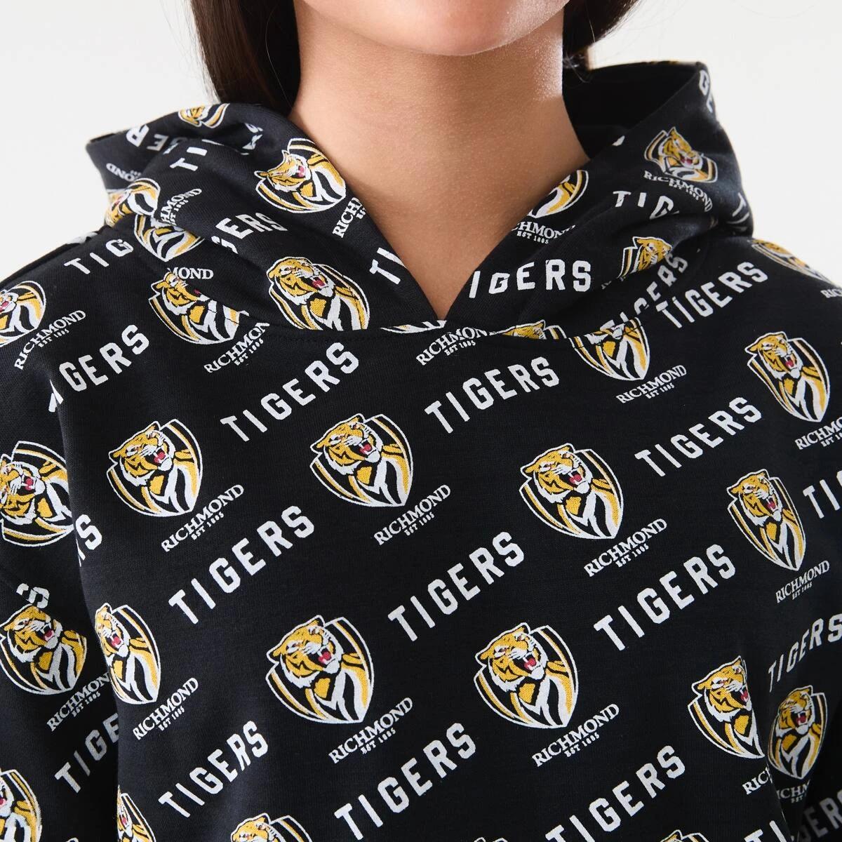 7 Official AFL Kids All Over Print Hoodie Richmond, 7 of 10
