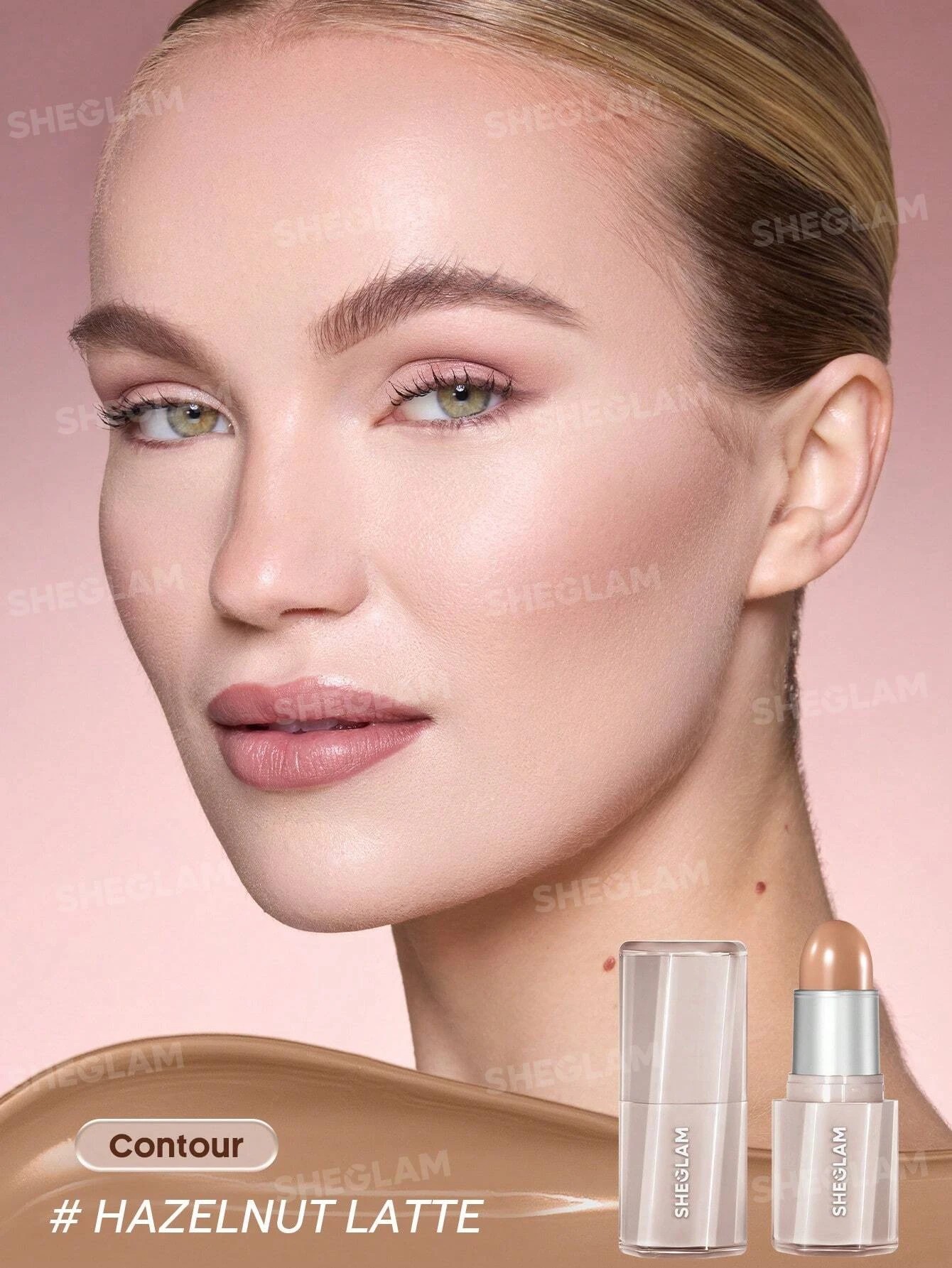 2 SHEGLAM Buttery Buff Contour & Bronzer Stick - Hazelnut Latte, 2 of 7