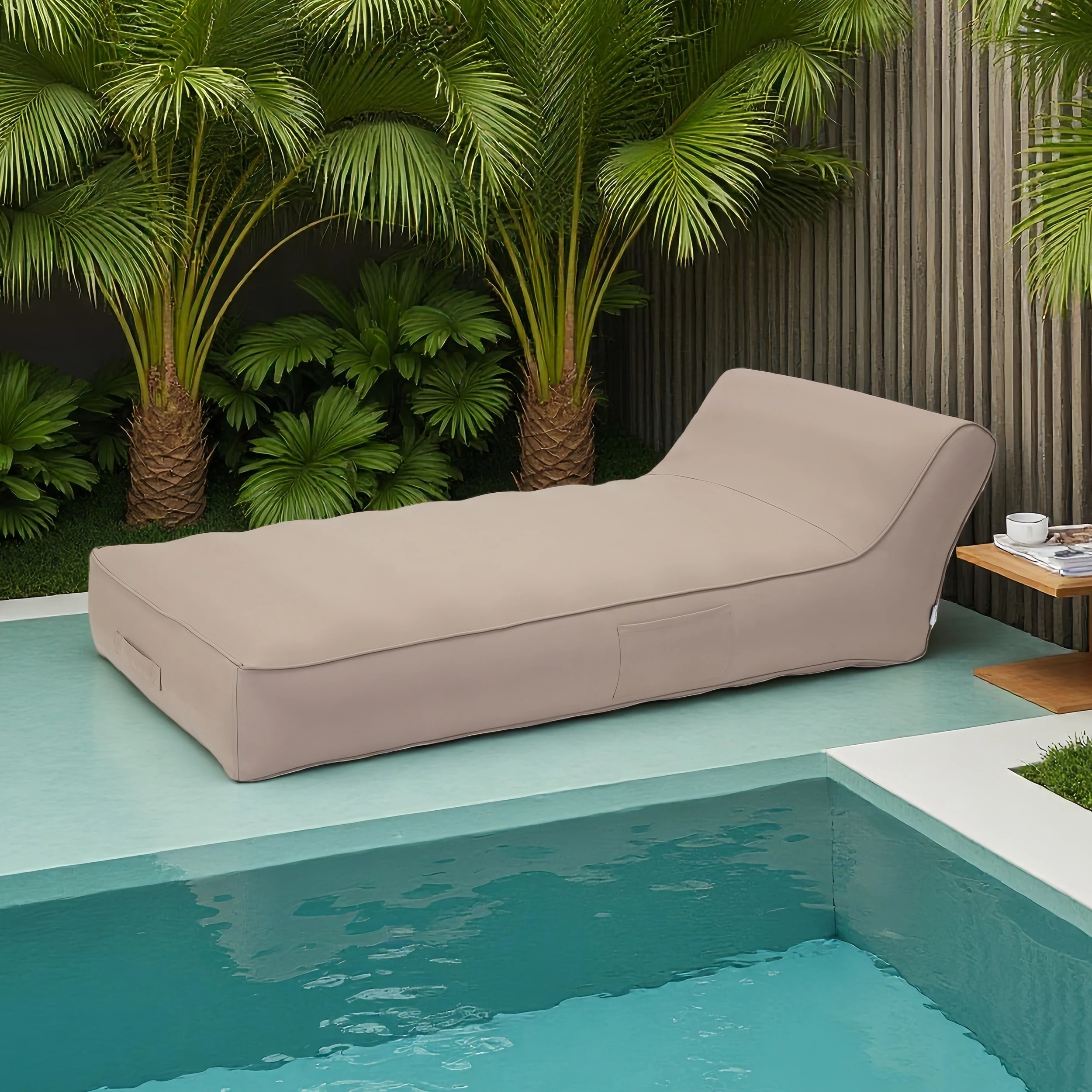 9 IHOMDEC Outdoor Inflatable Waterproof Lounge Chair - Beige, 9 of 10