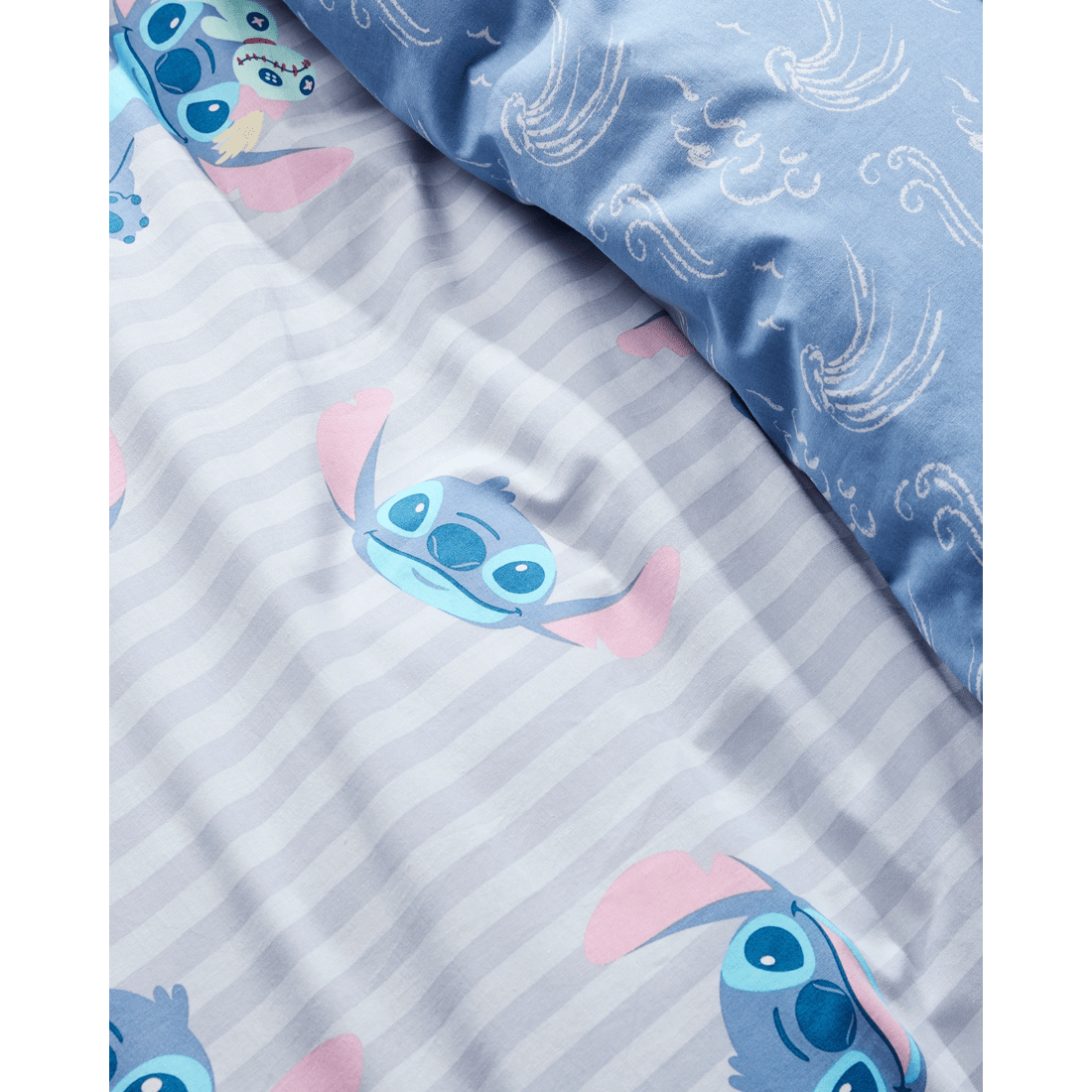 3 Disney Stitch Kids Cotton Quilt Cover Set
 - Double Bed
 - Blue, 3 of 4