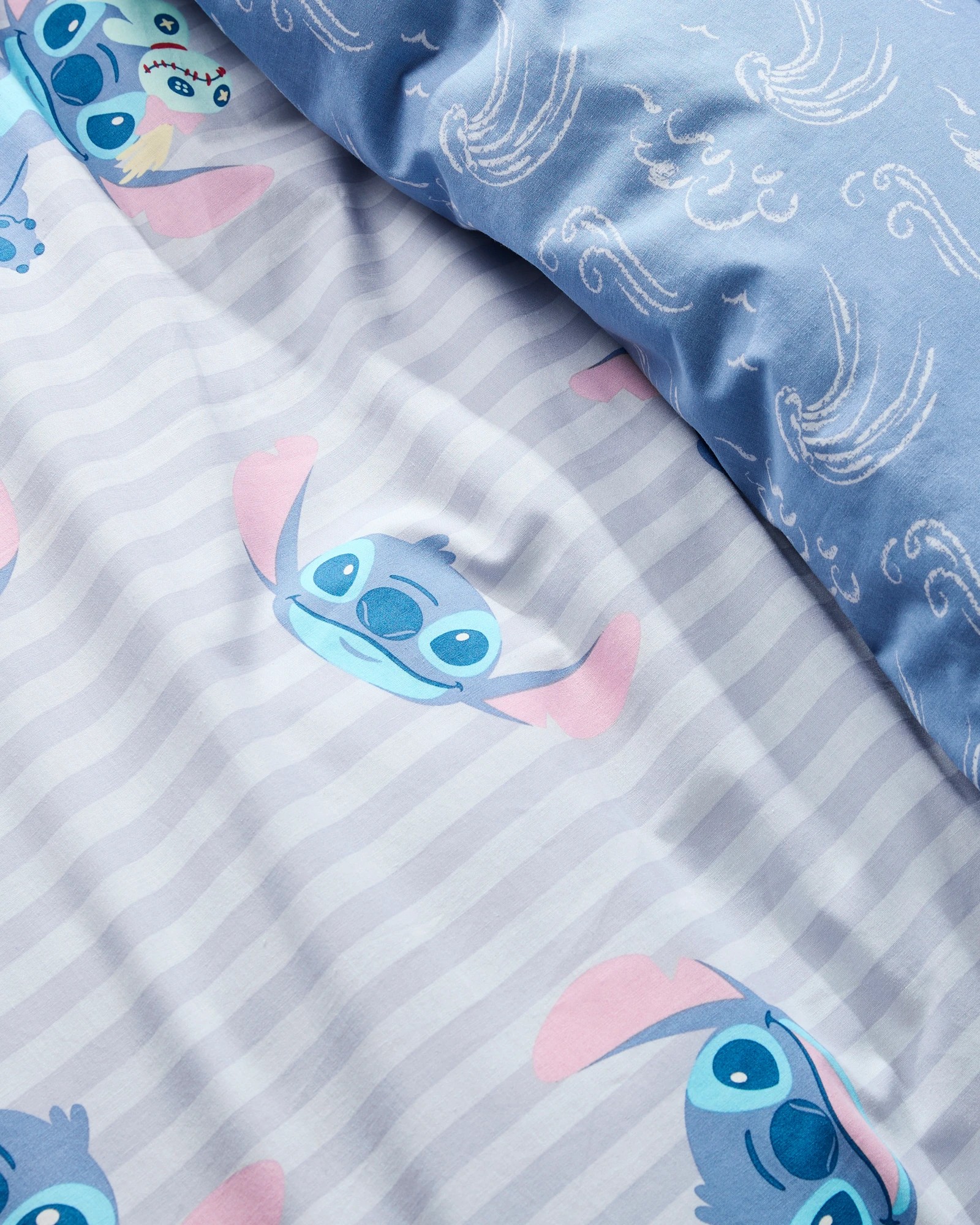 3 Disney Stitch Kids Cotton Quilt Cover Set - Double Bed - Blue, 3 of 4