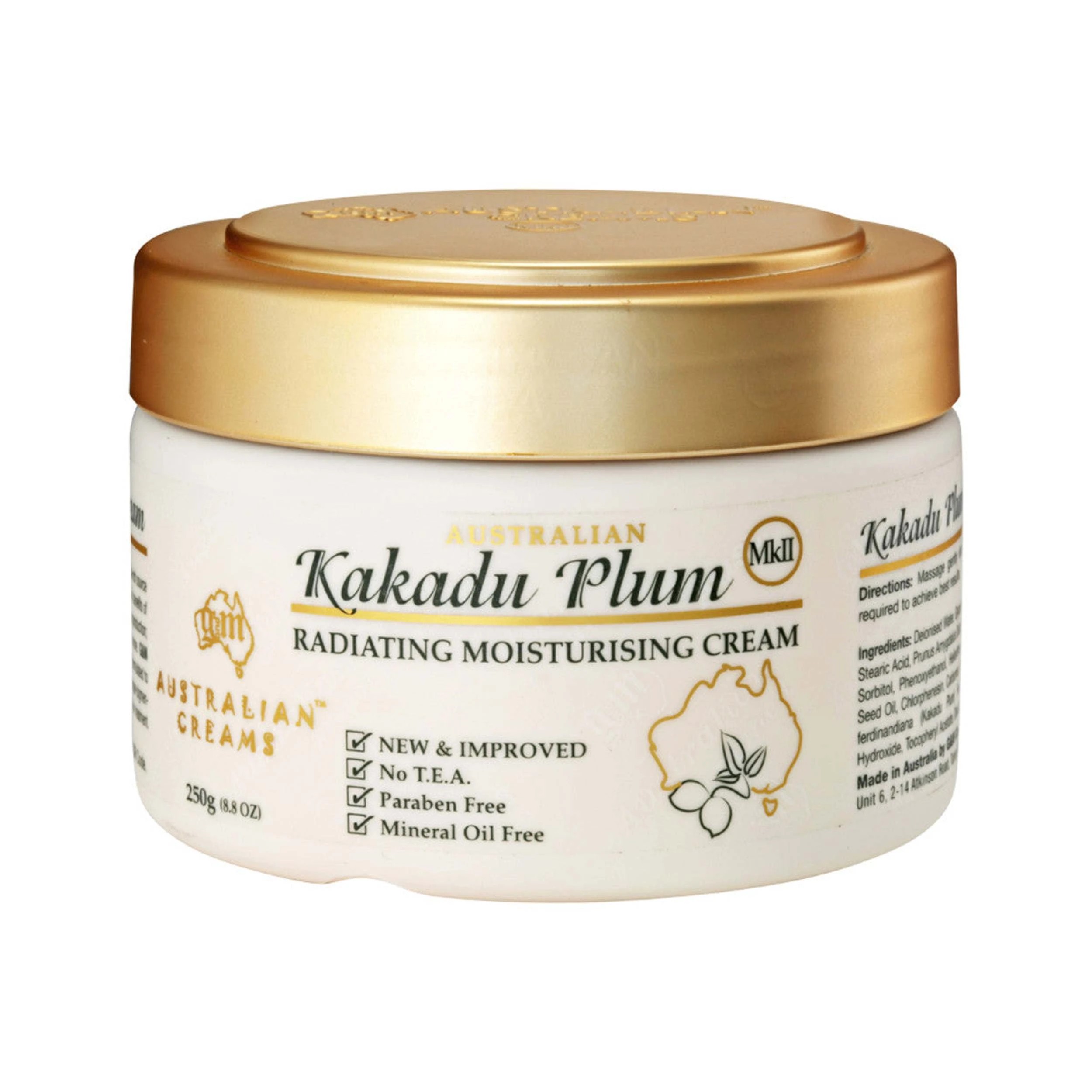 1 Australian Creams MkII Kakadu Plum Radiating Moisturising Cream 250g, 1 of 1