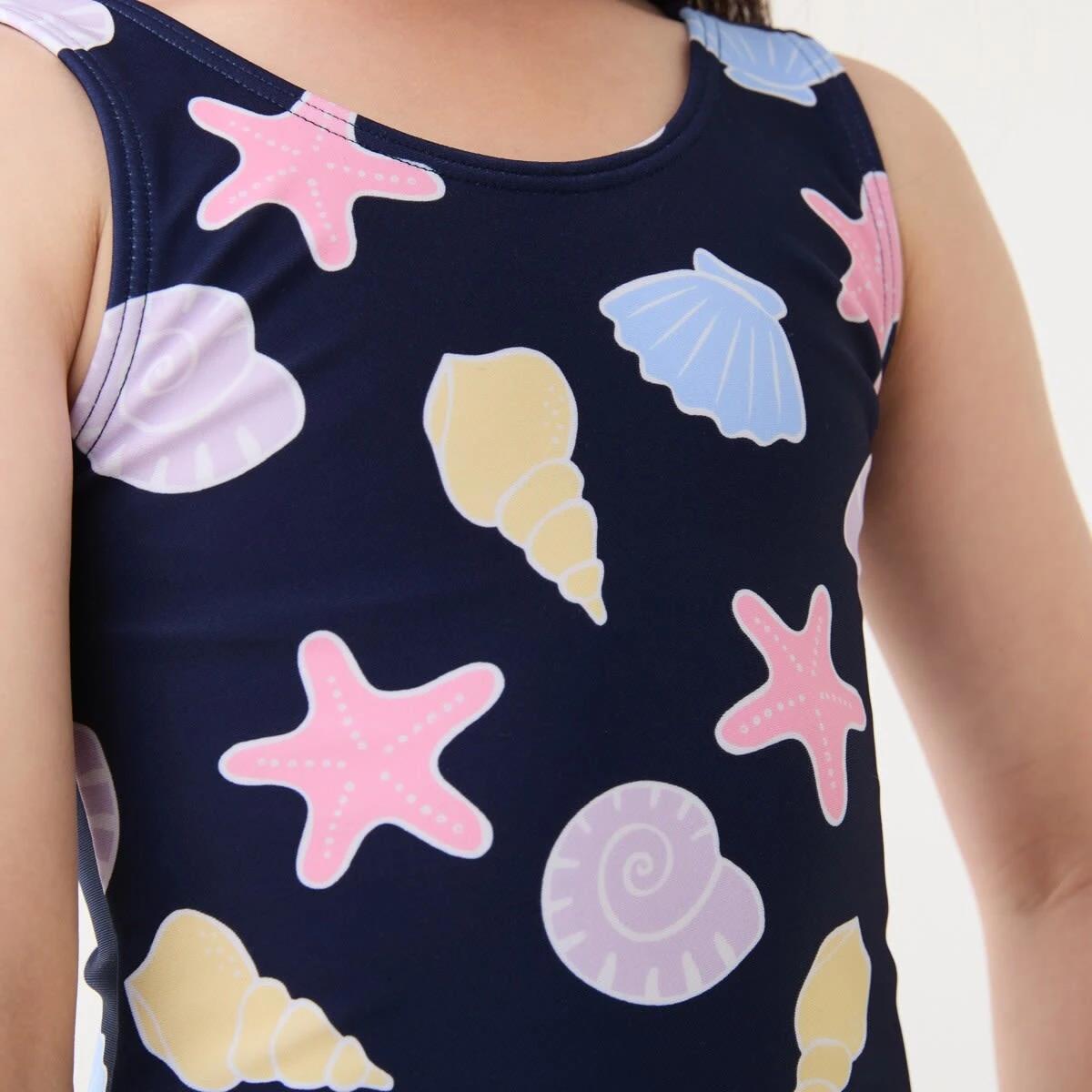 3 One Piece Swimsuit SEA SHELL DEEP INDIGO, 3 of 8