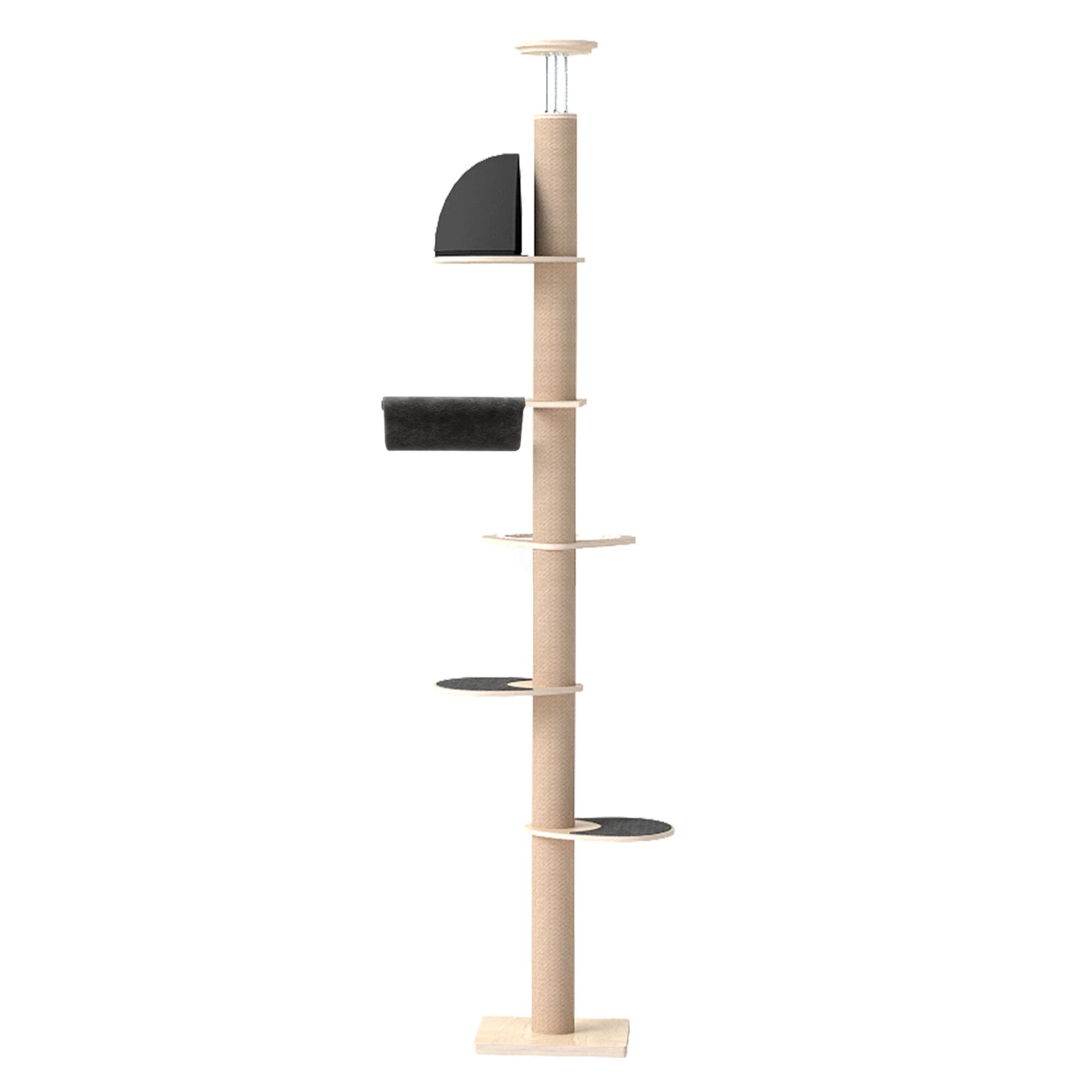 2 Pawz Cat Tree Large Scratching Post Adjustable Height, 2 of 9