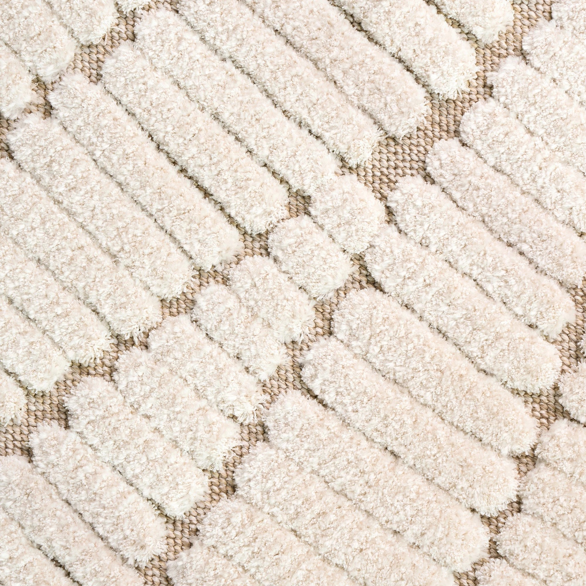 4 Common Ground Rugs Belmonte Fossil 340x240cm - Extra Large Floor Rug - White, 4 of 8