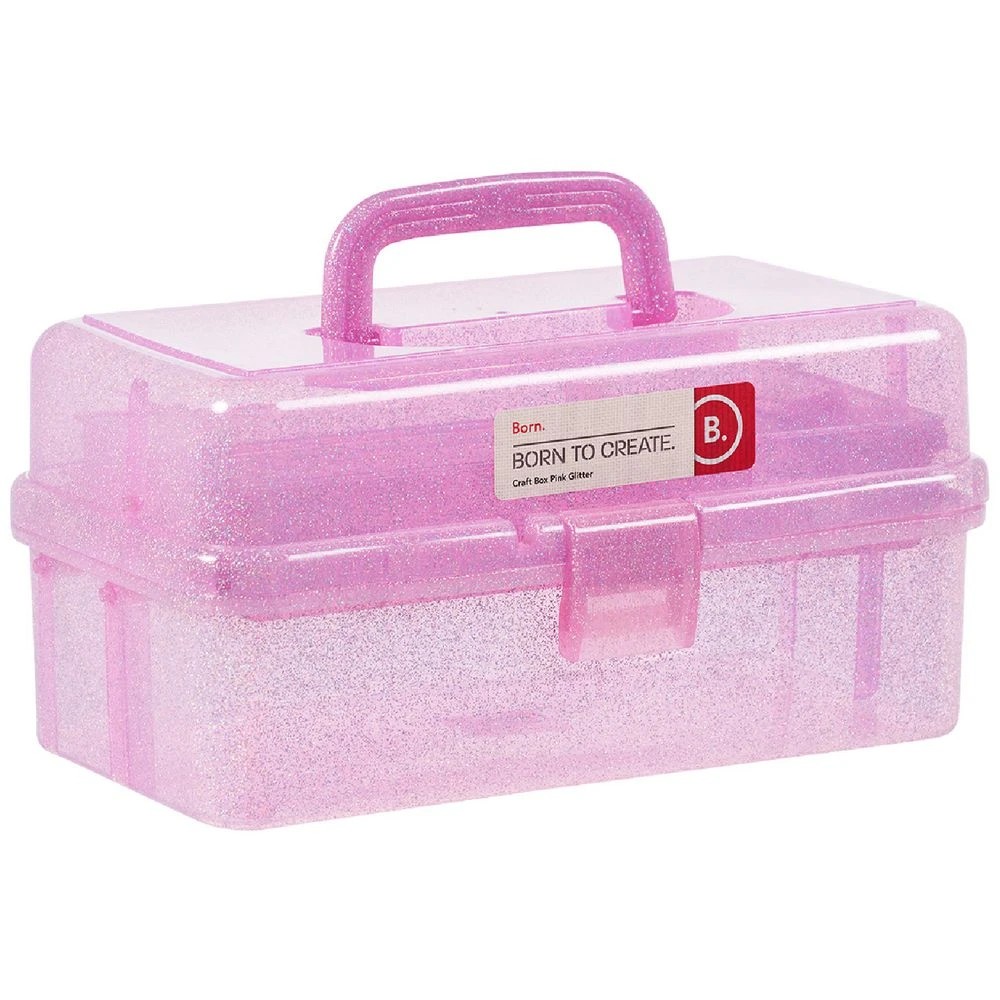 2 Born Craft Box Pink Glitter, 2 of 4