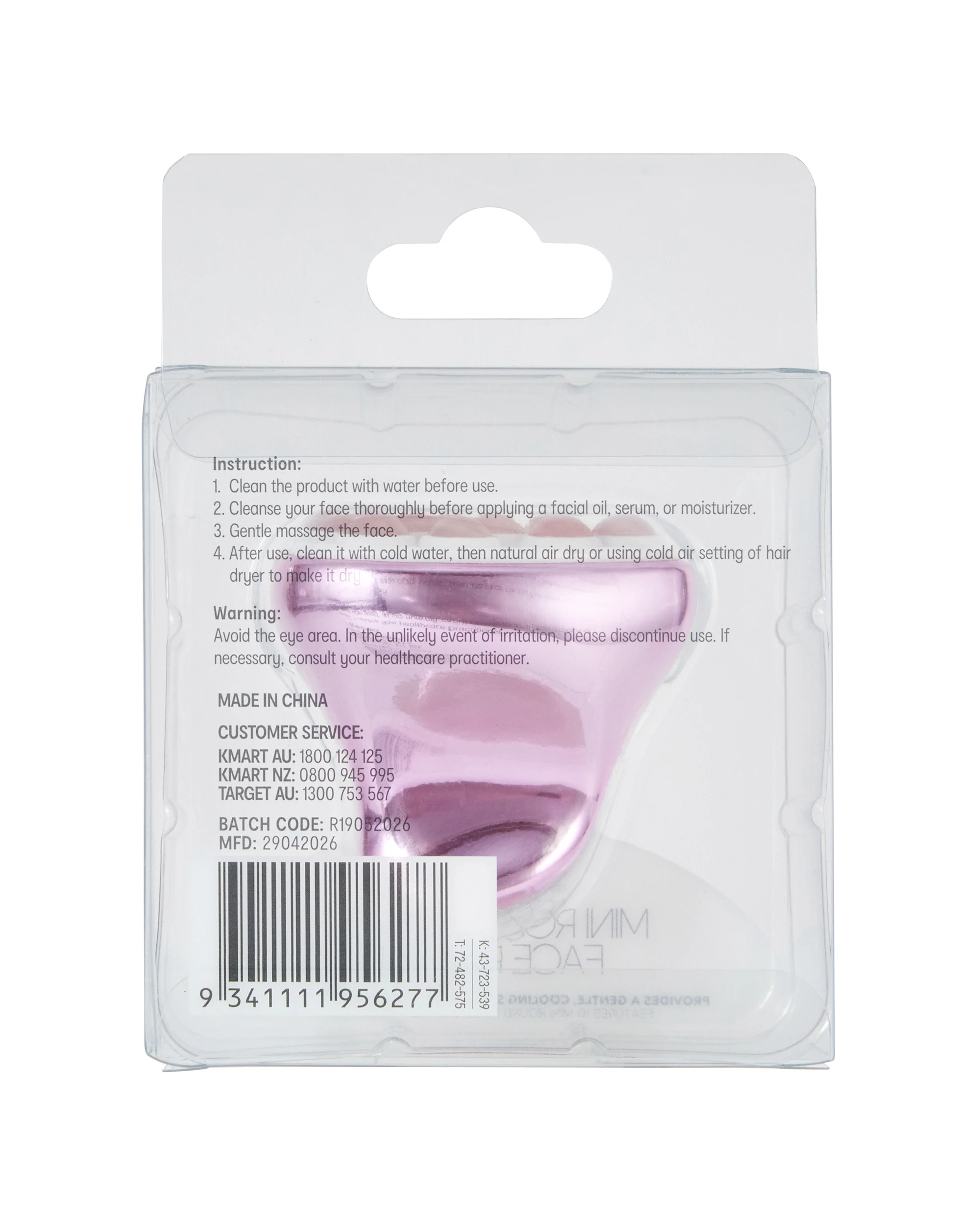 7 OXX Bodycare Mini Rose Quartz Face Roller, 7 of 7