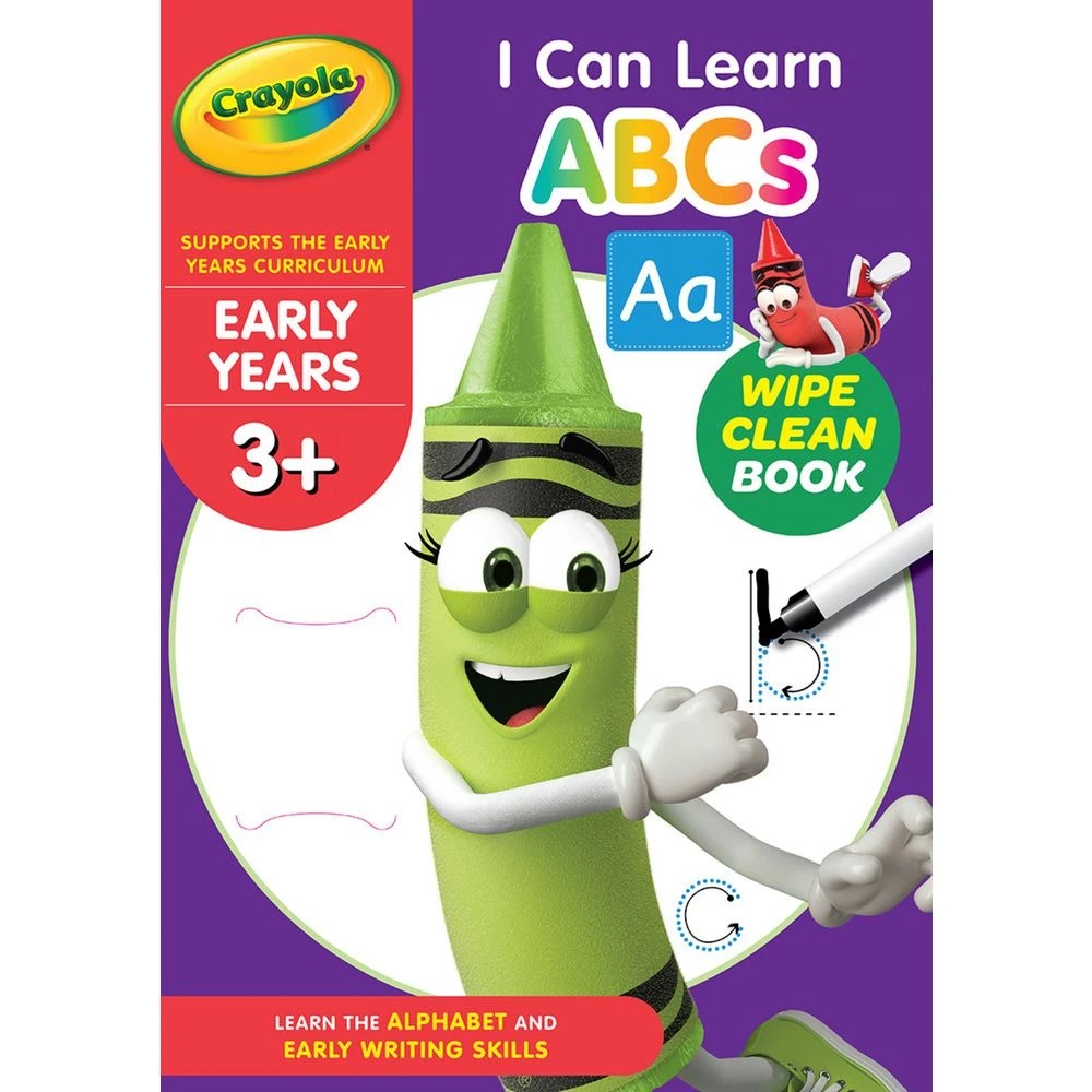 1 Crayola Wipe Clean Early Years 3+: I Can Learn ABCs 12 Pages, 1 of 1