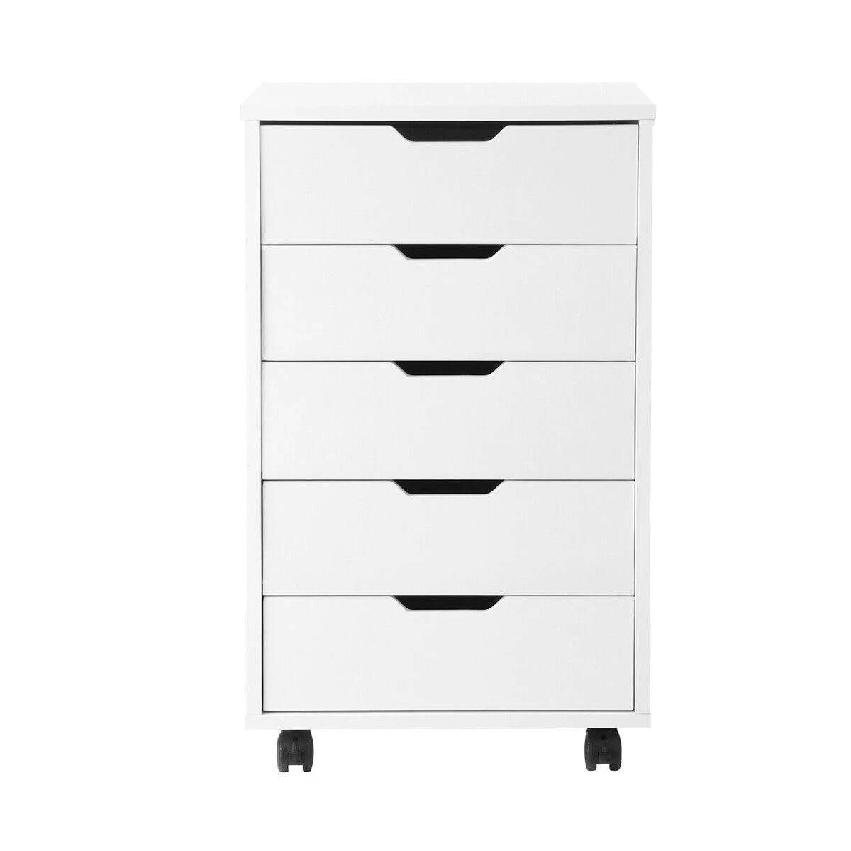 3 Ausway 5 Drawer File Cabinet Mobile Organiser Chest Storage Stand, 3 of 3