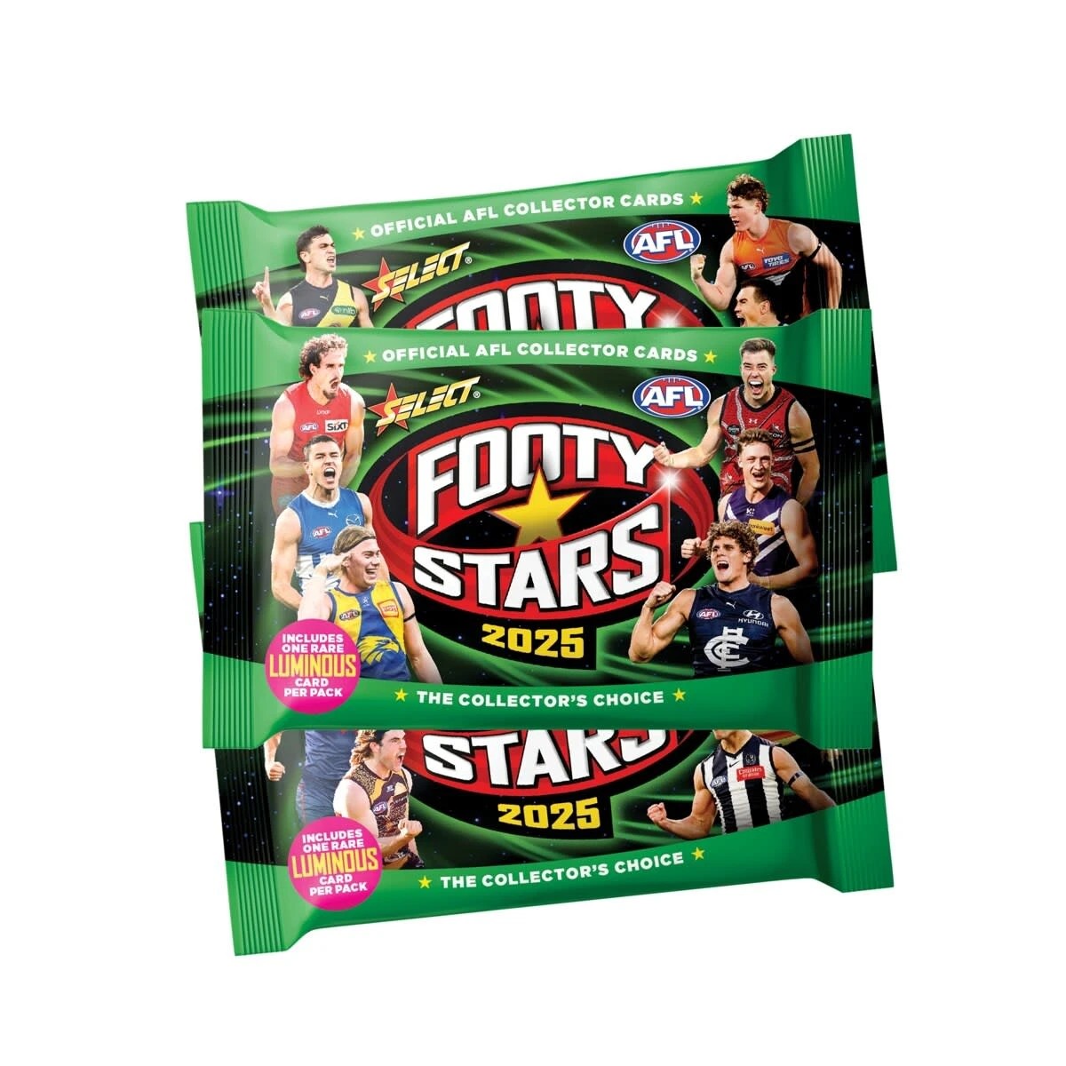 3 2025 Select AFL Footy Stars Official AFL Collector Cards, 3 of 5