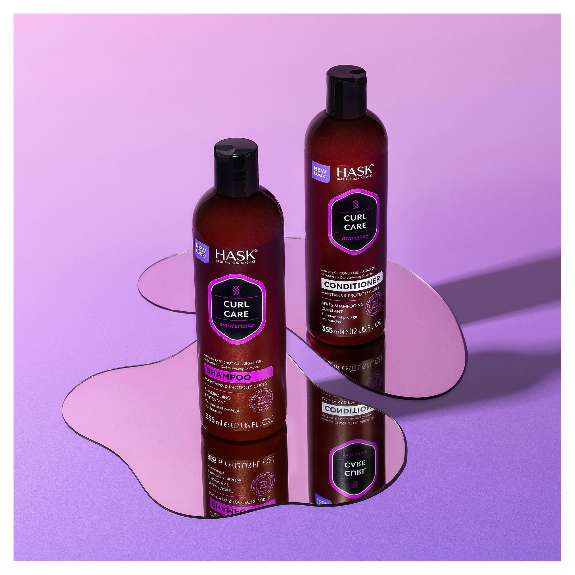 7 HASK Curl Care Moisturizing Shampoo 355ml - Coconut Oil, Argan Oil, Vitamin E and Curl Activating Complex, 7 of 10