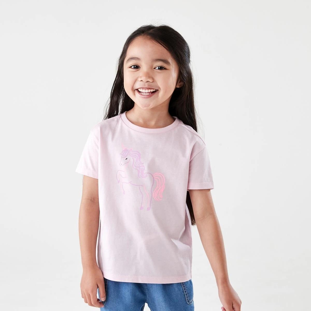 1 Printed T-shirt UNICORN SPIRIT BALLERINA PINK, 1 of 6