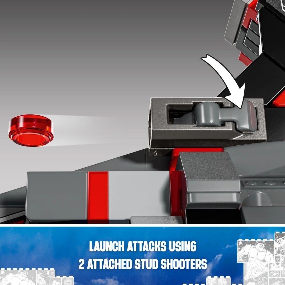 7 LEGO Marvel Captain America vs. Red Hulk Battle 76292, 7 of 10