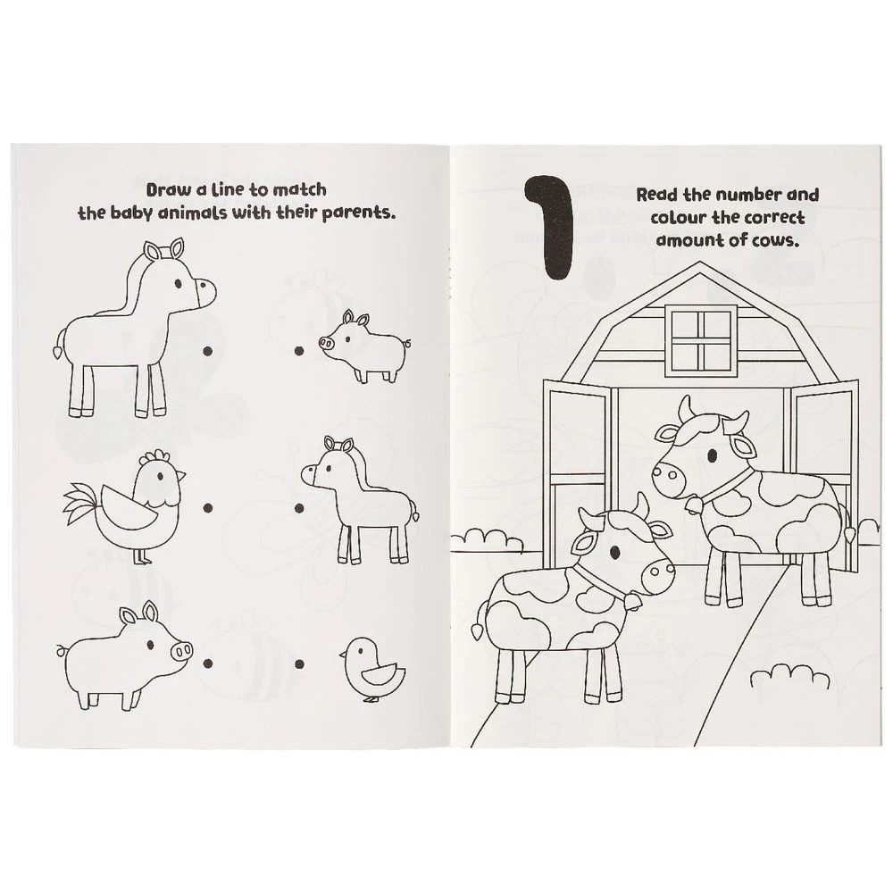 3 Kadink Colour and Sticker Activity Book Farm Animals, 3 of 3