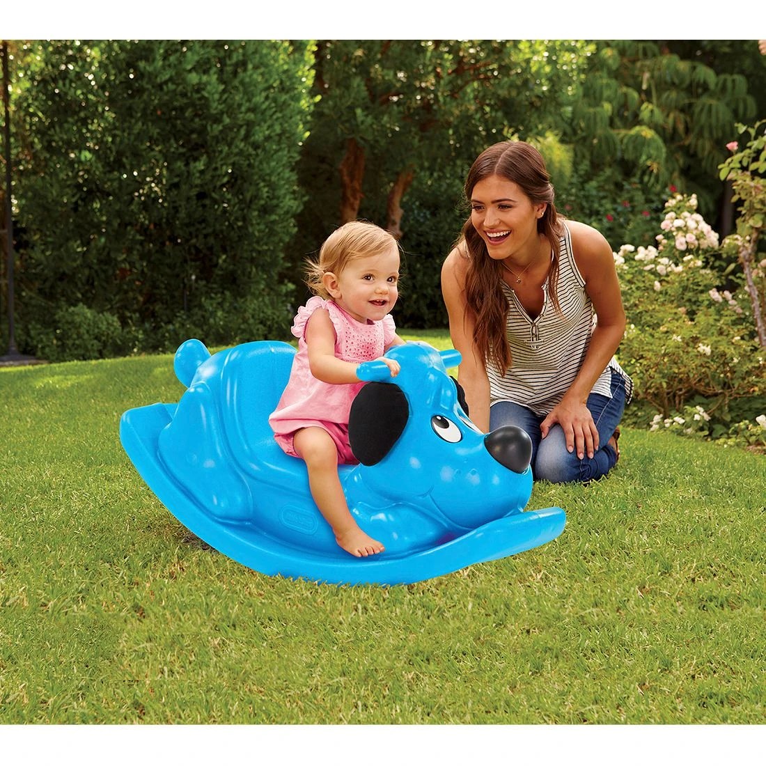 5 Little Tikes Rockin' Puppy - Blue, 5 of 6