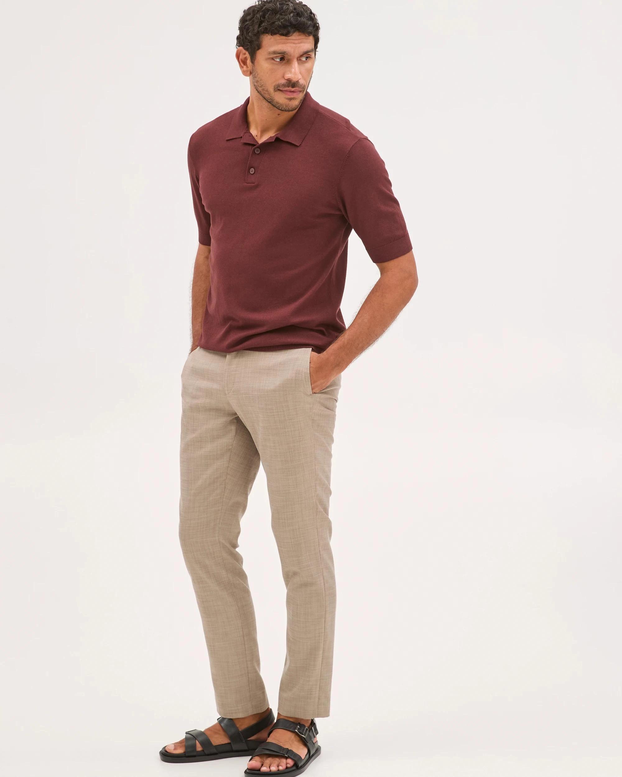 2 Preview Tailored Suit Pants TAN MARLE, 2 of 5