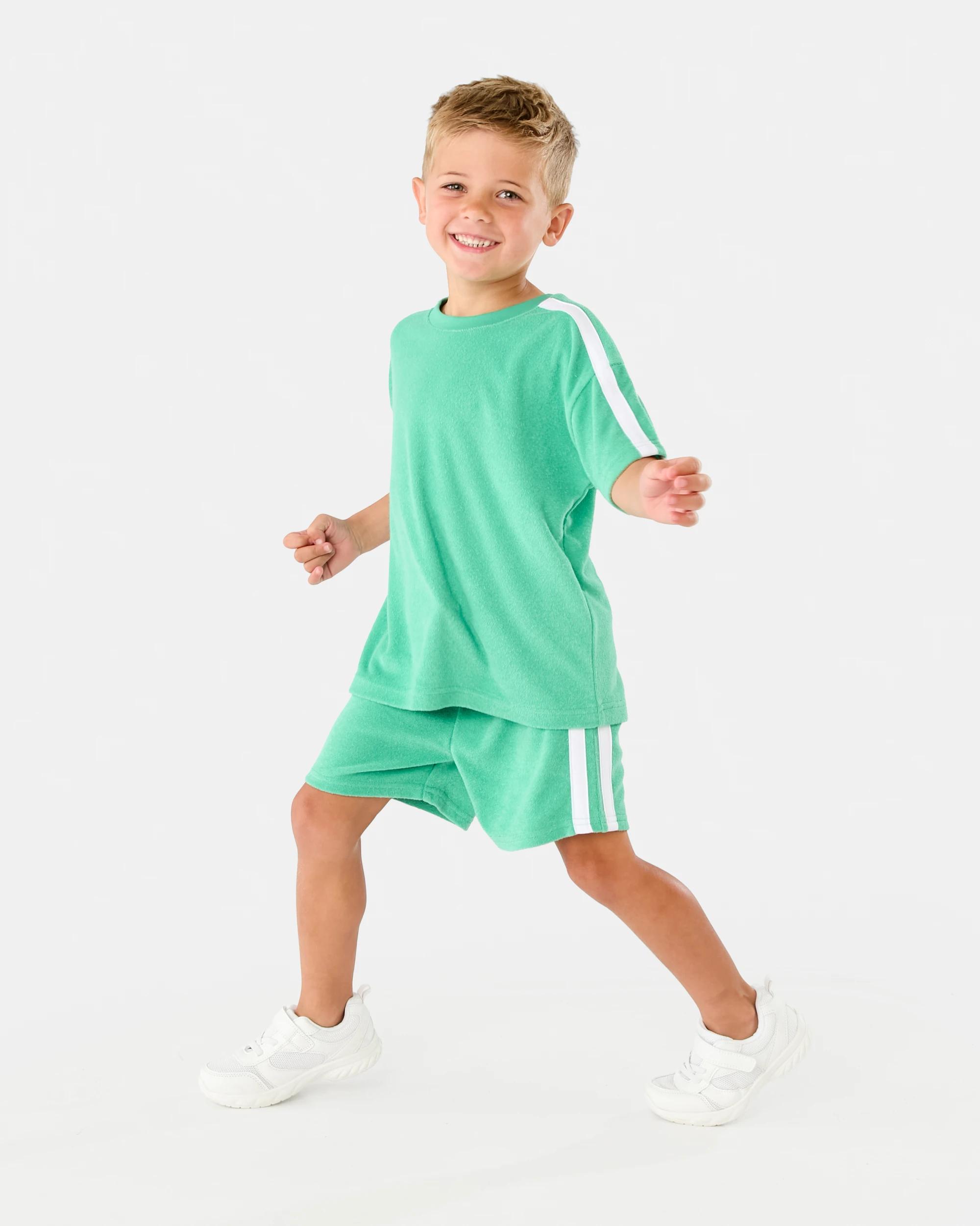 5 Terry Towelling T-shirt Grn Spruce, 5 of 6