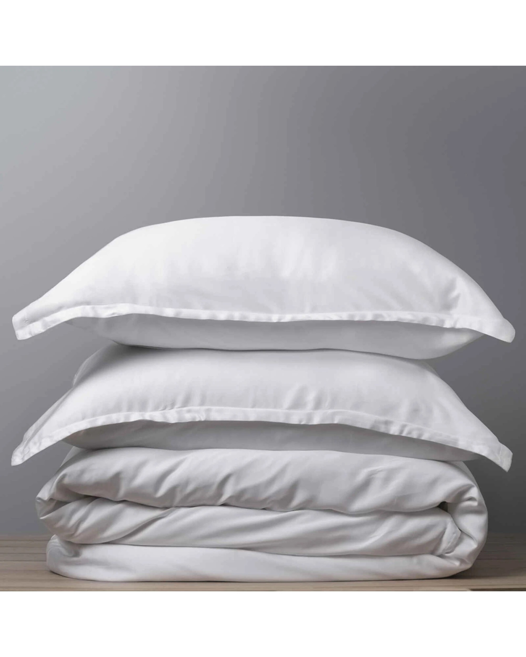 4 Canningvale Lustro Bamboo Bedding Quilt Cover Set - King Bed - White, 4 of 4