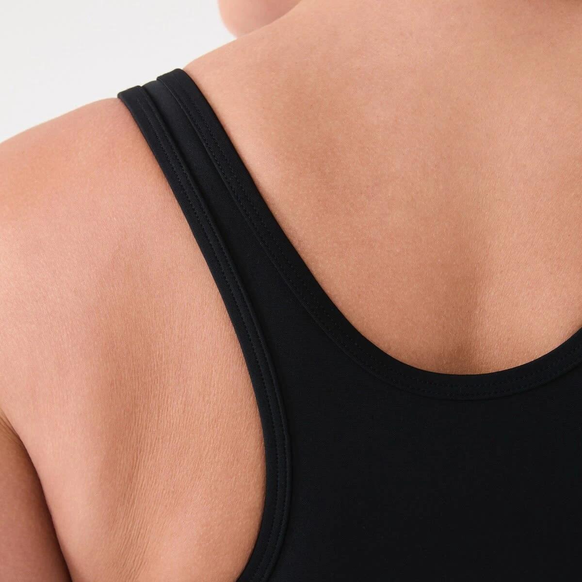6 Scoop Neck One Piece Swimsuit BLACK, 6 of 6