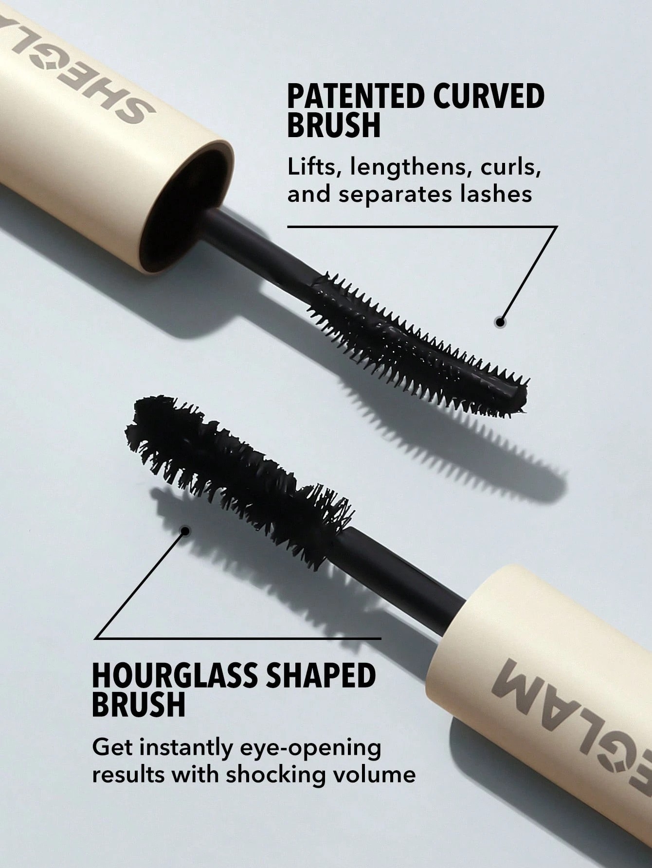 4 SHEGLAM All-In-One Volume & Length Mascara - Washable Black, 4 of 6
