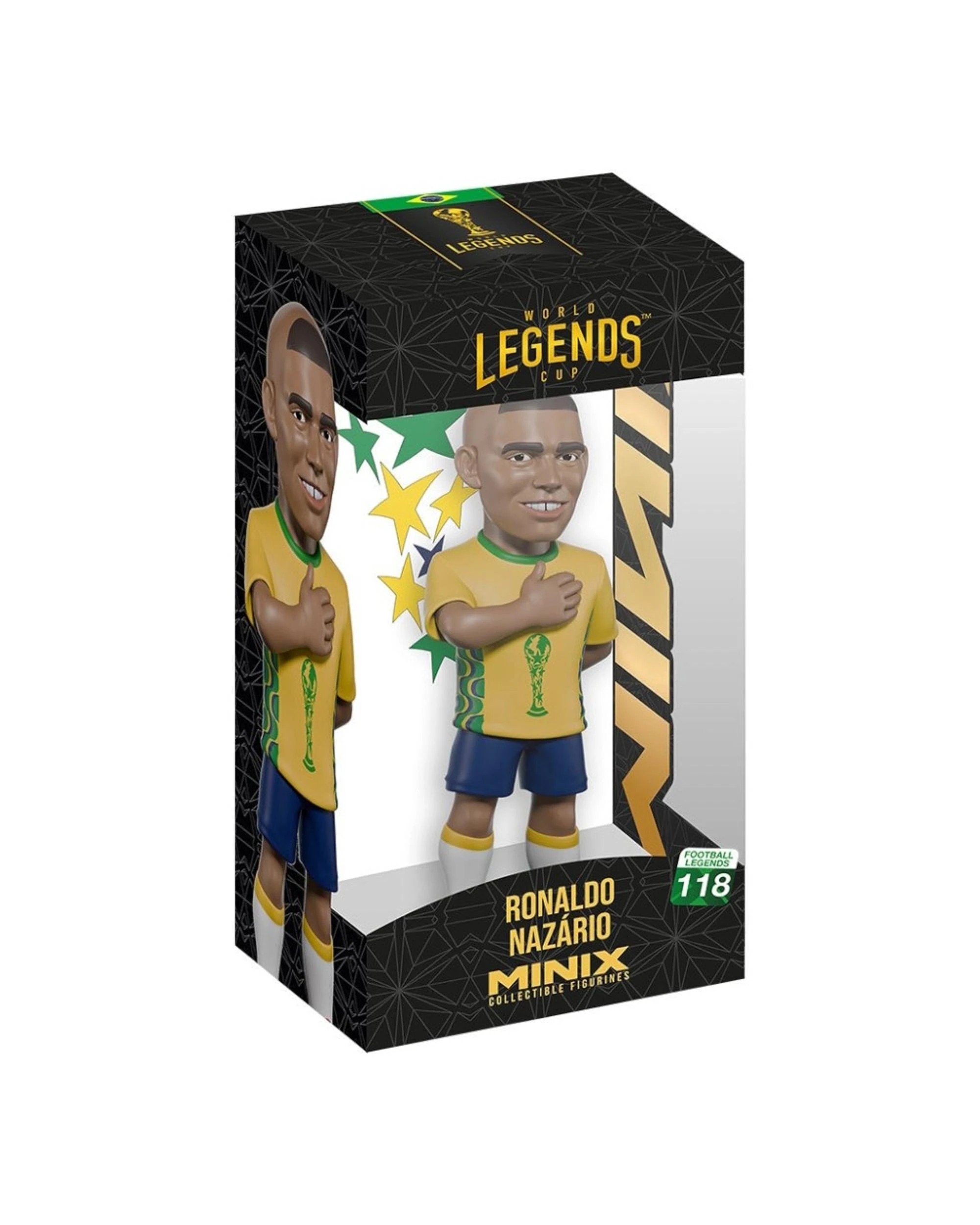 1 Minix World Cup Legends Brazil Ronaldo Nazario Figure, 1 of 2