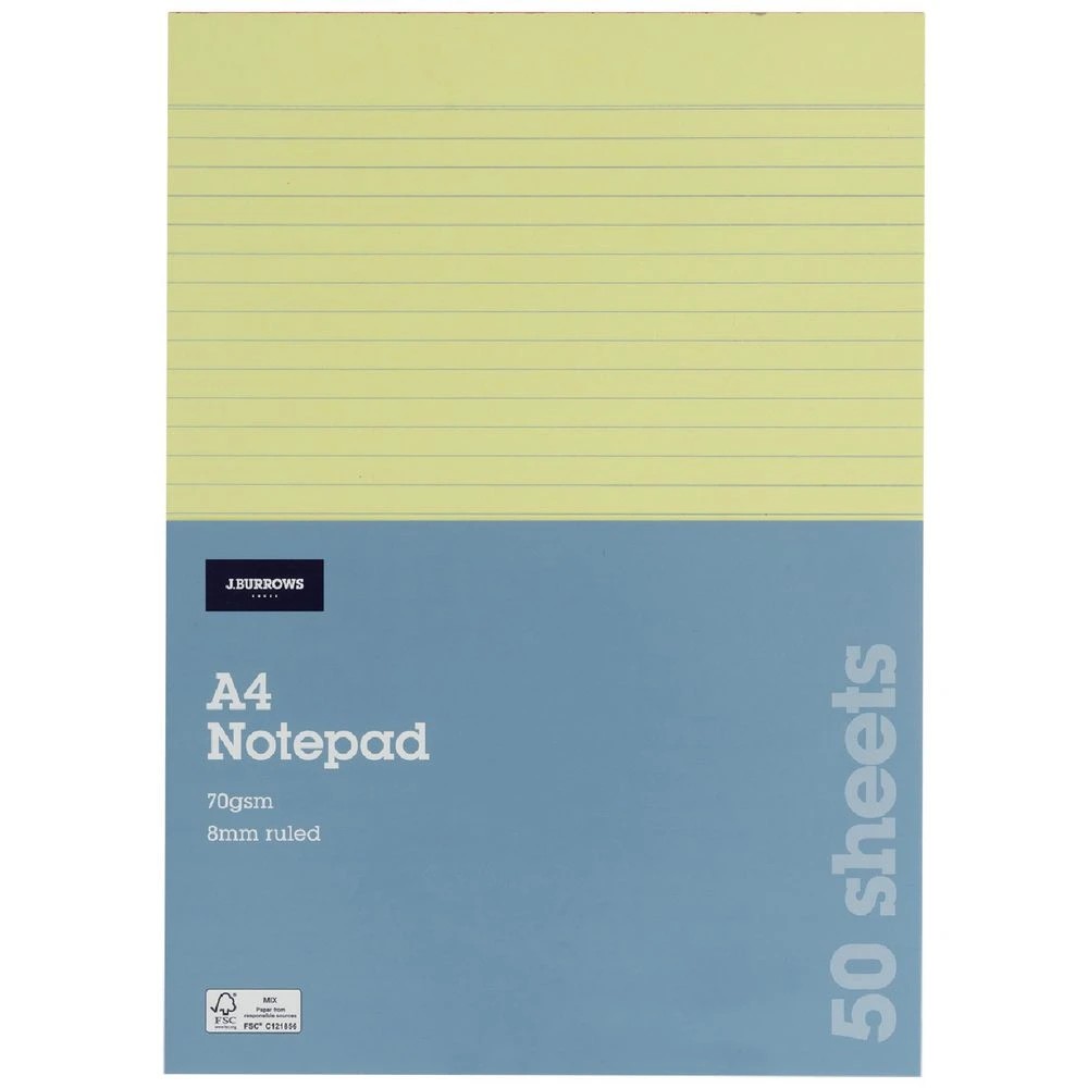 1 Ruled Notepad Yellow, 1 of 5