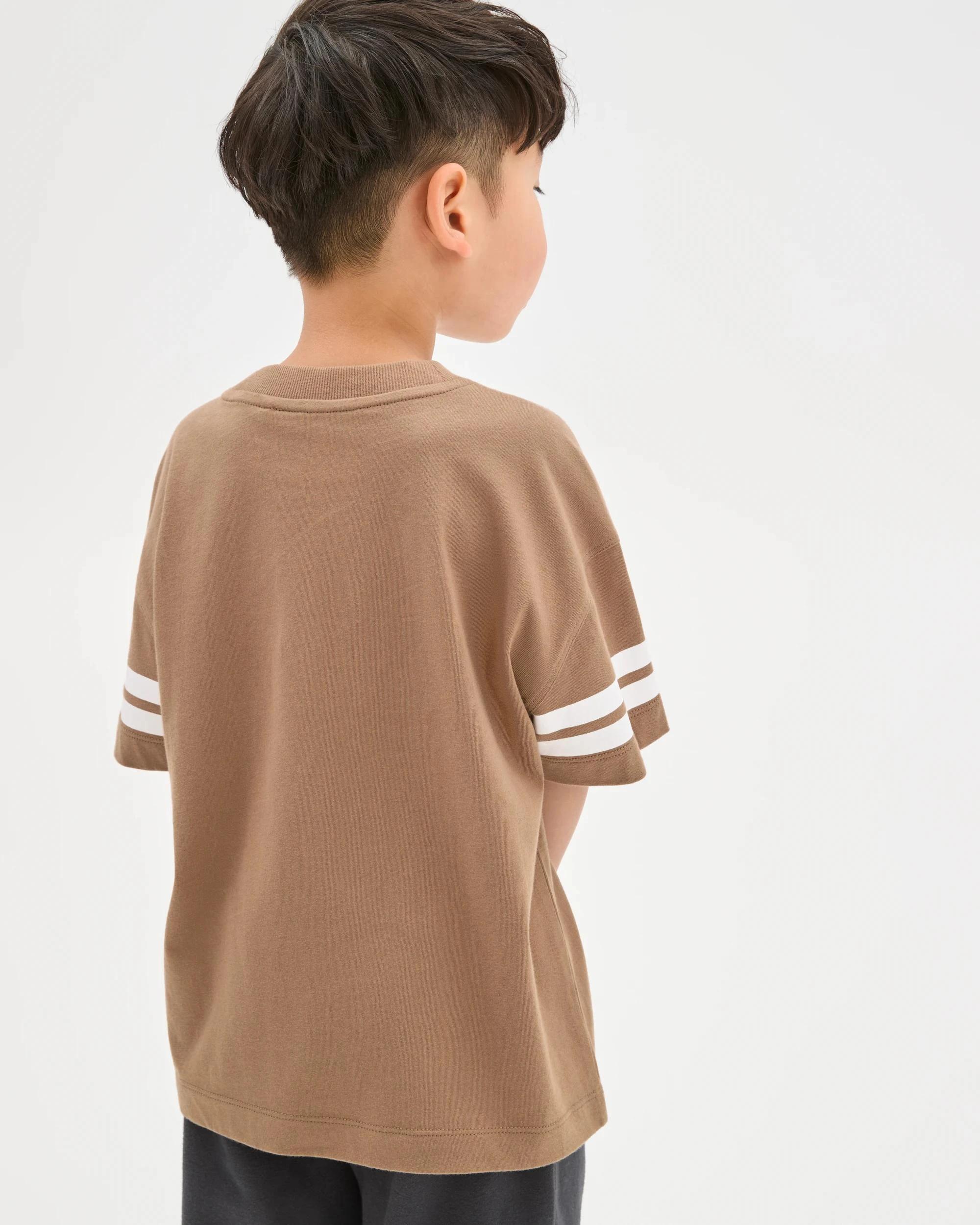 4 Super Mario Australian Cotton Oversized T-Shirt BROWN, 4 of 6