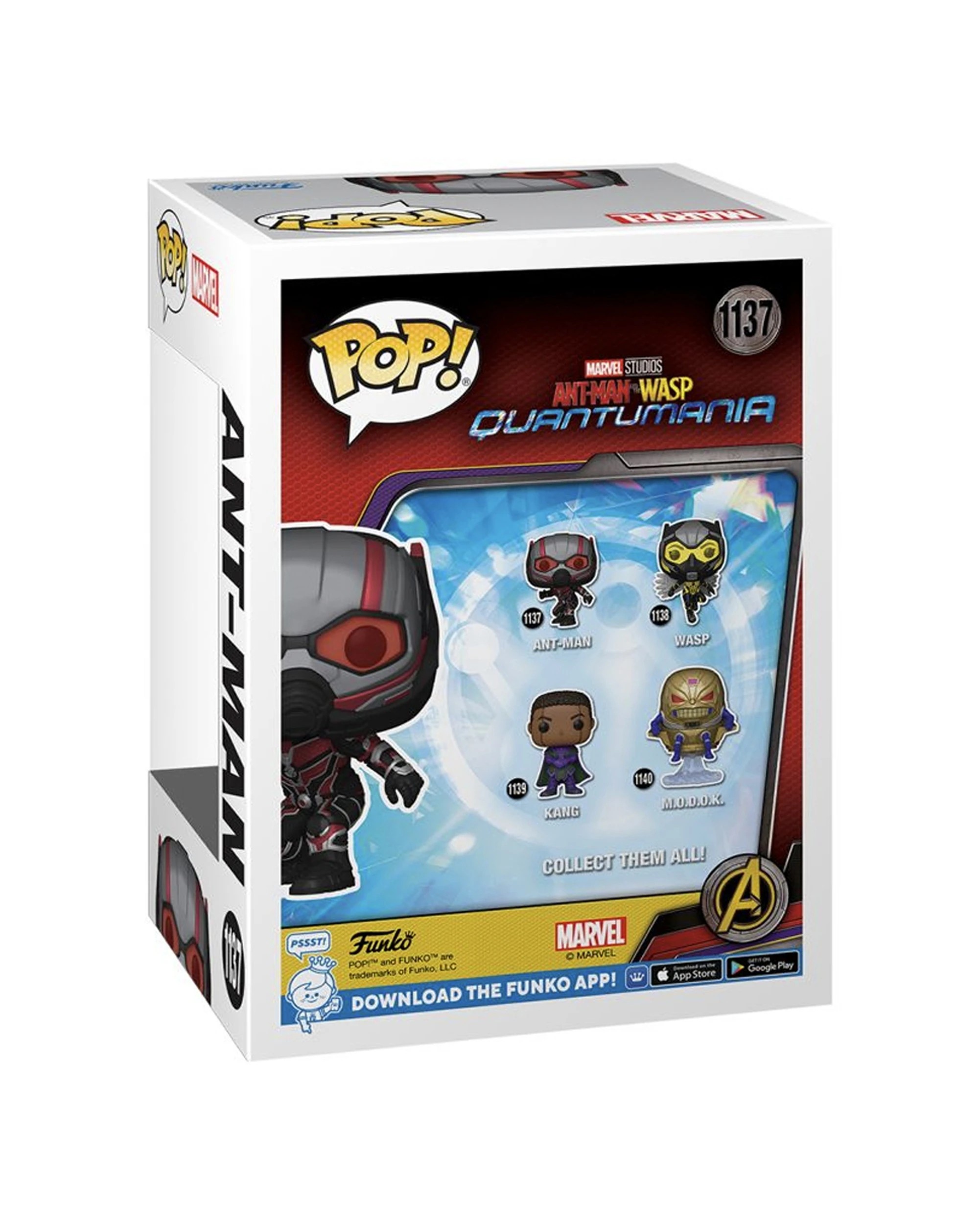 3 Pop Marvel Ant Man And The Wasp Quantumania Figurine Vinyl 3.53 Inch Collectible - Black, 3 of 3